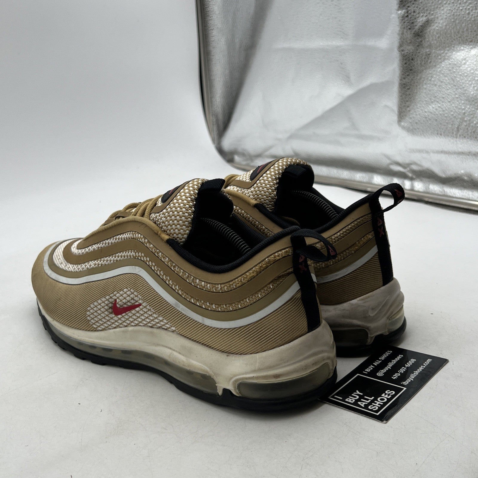 Size 11.5 - Nike Air Max 97 Ultra 17 Metallic Gold (918356-700)