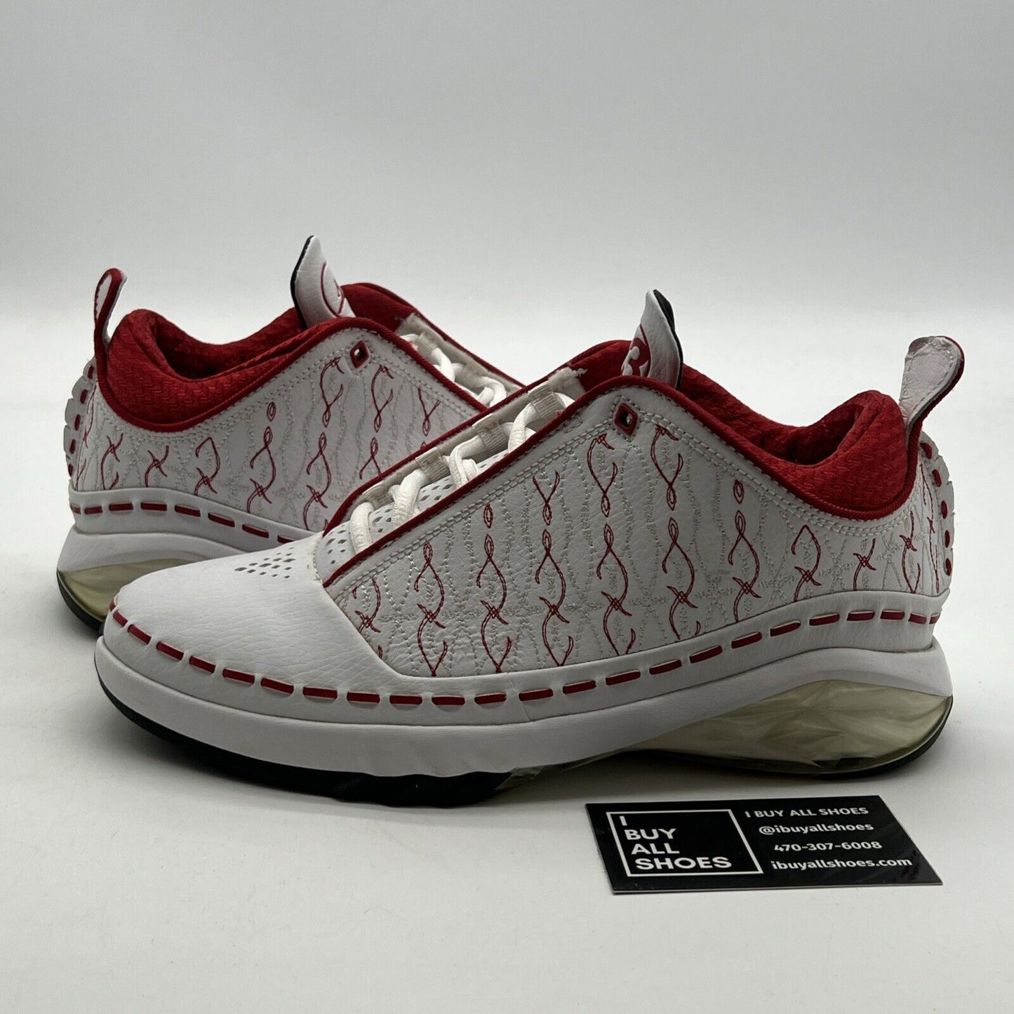 Size 7Y - Nike Air Jordan 23 Low White Red (323406-161)