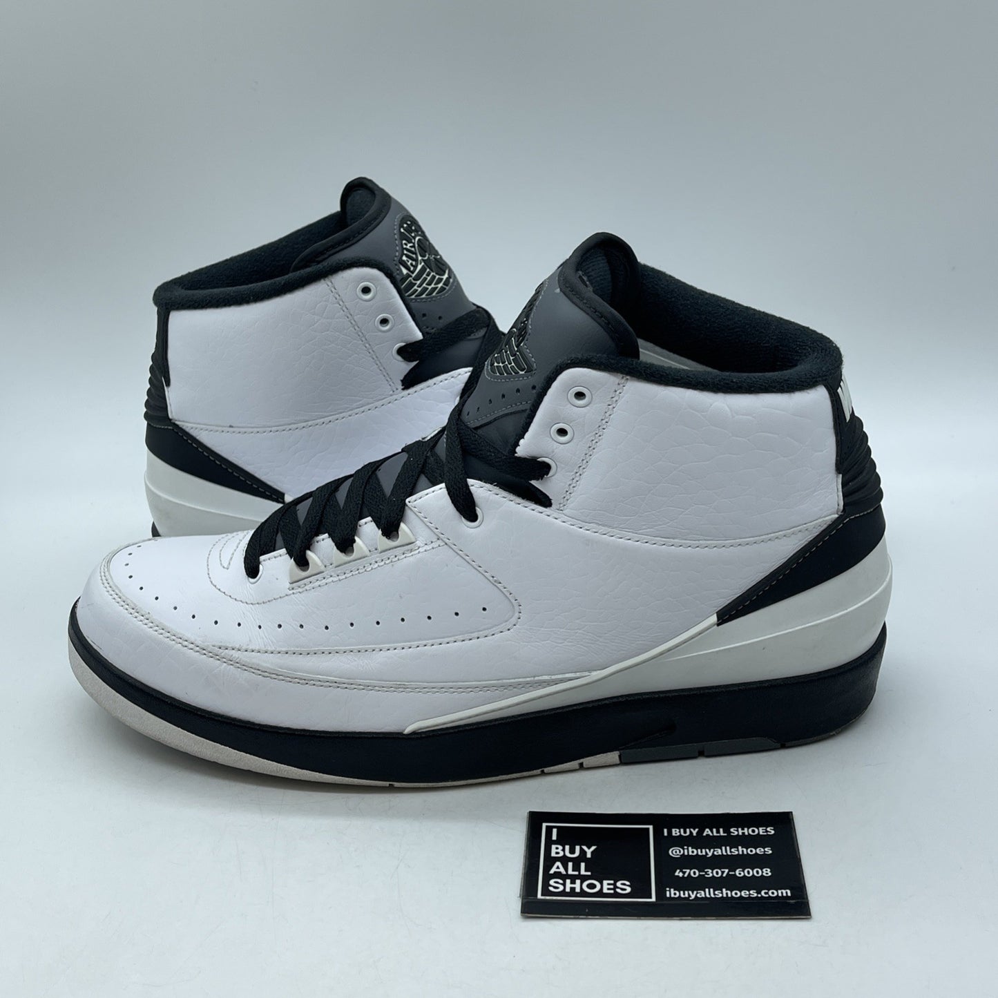 Size 11.5 - Air Jordan 2 Retro Wing It White Black Leather (834272-103)