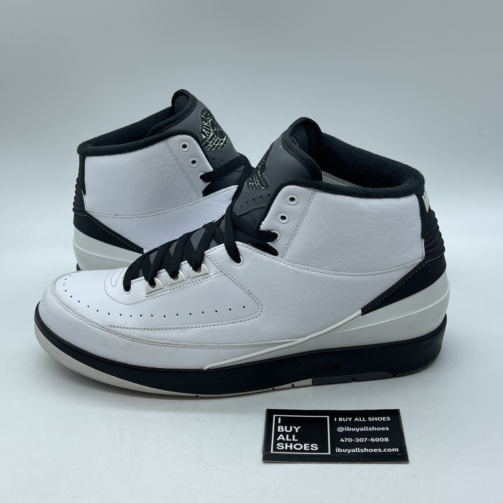 Size 11.5 - Air Jordan 2 Retro Wing It White Black Leather (834272-103)