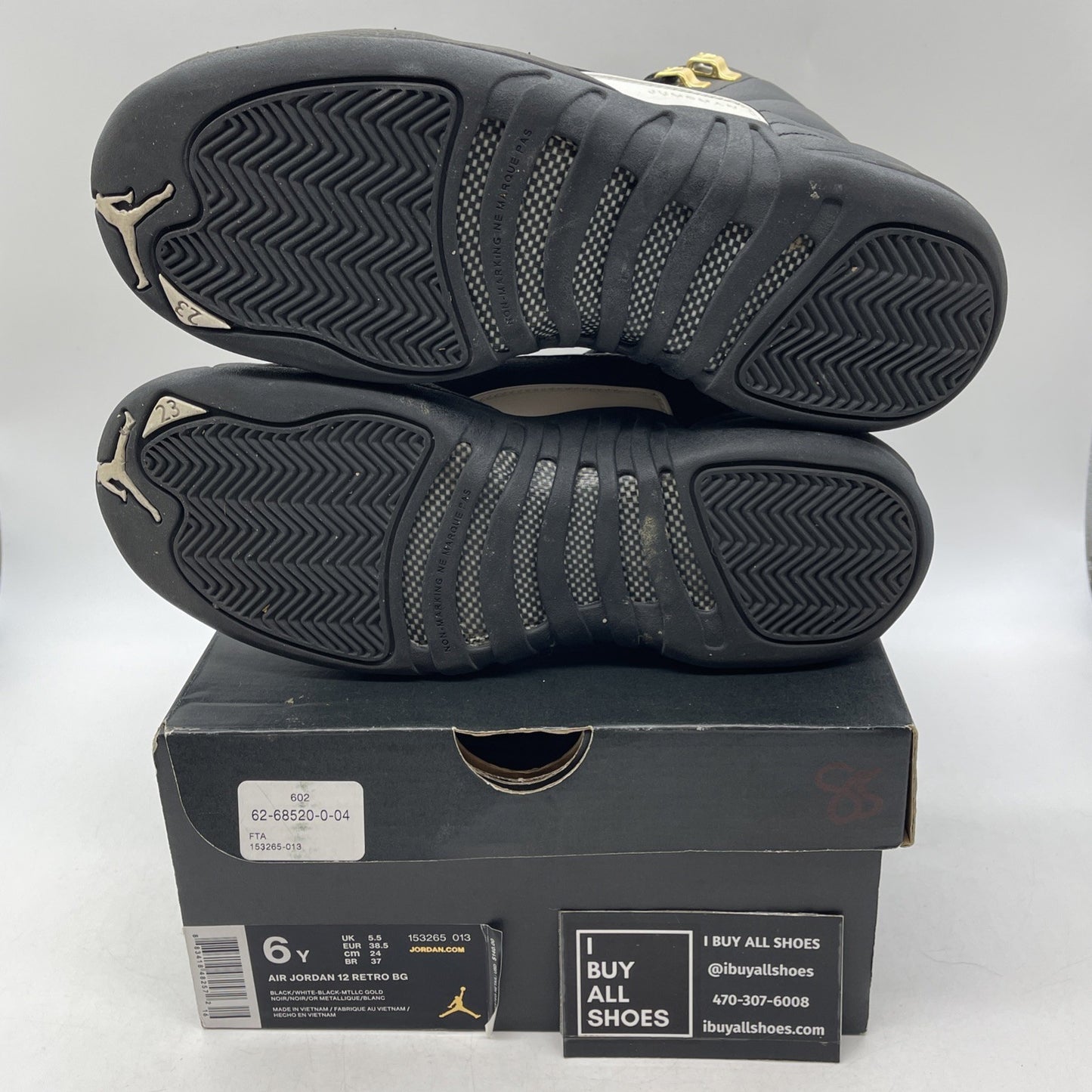 Size 6Y - Air Jordan 12 Retro The Master (153265-013)