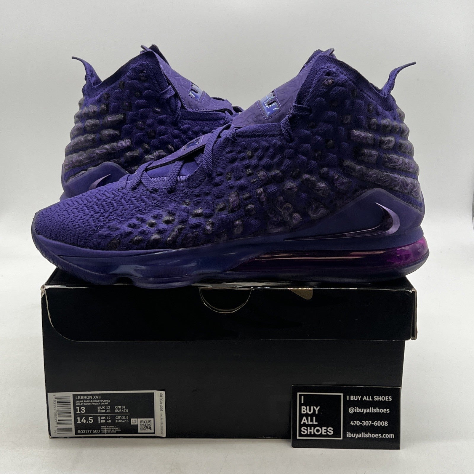 Size 13 - Nike NBA 2K20 x LeBron 17 Gamer Exclusive Bron 2K (BQ3177-500)