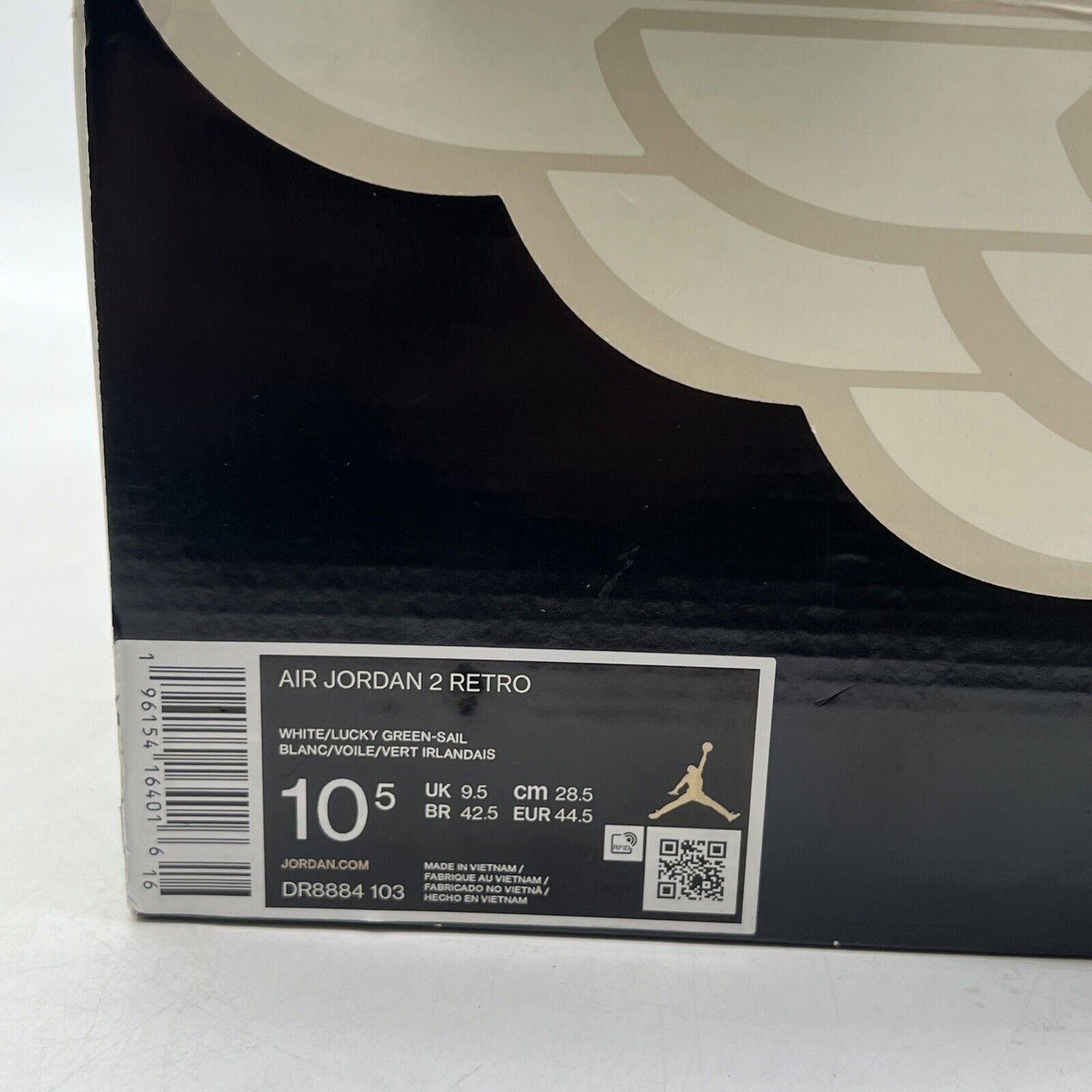 Size 10.5 - Jordan 2 Retro Lucky Green (DR8884-103)
