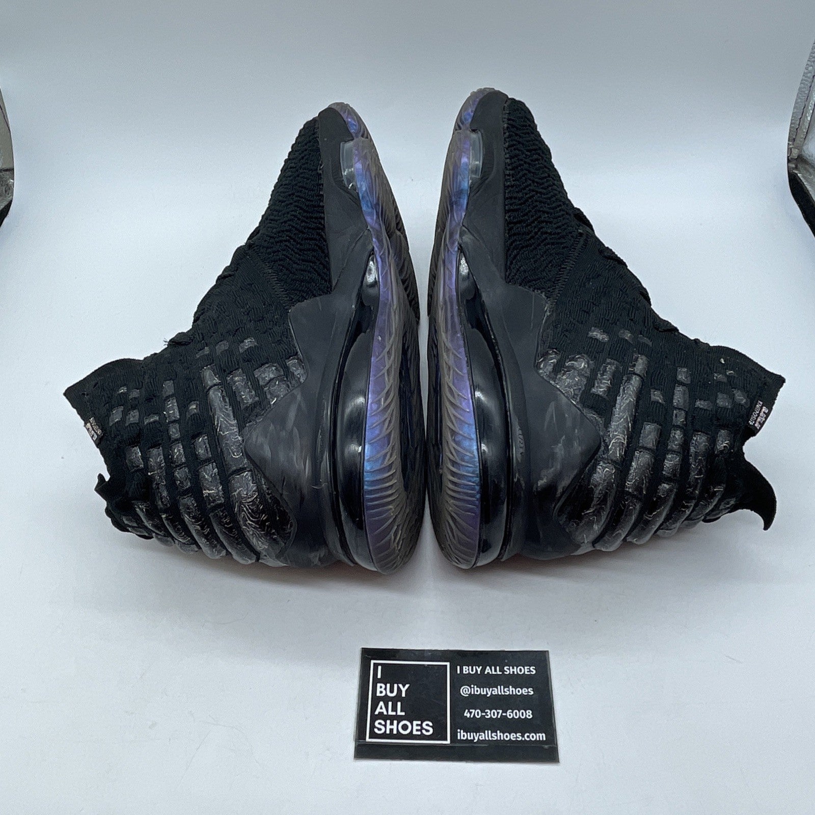 Size 12 - Nike LeBron 17 Currency Black White Suede (BQ3177-001)