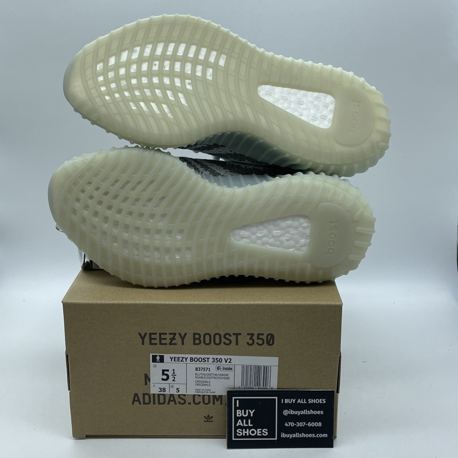 Size 5.5 - adidas Yeezy Boost 350 V2 Low Blue Tint Suede (B37571)