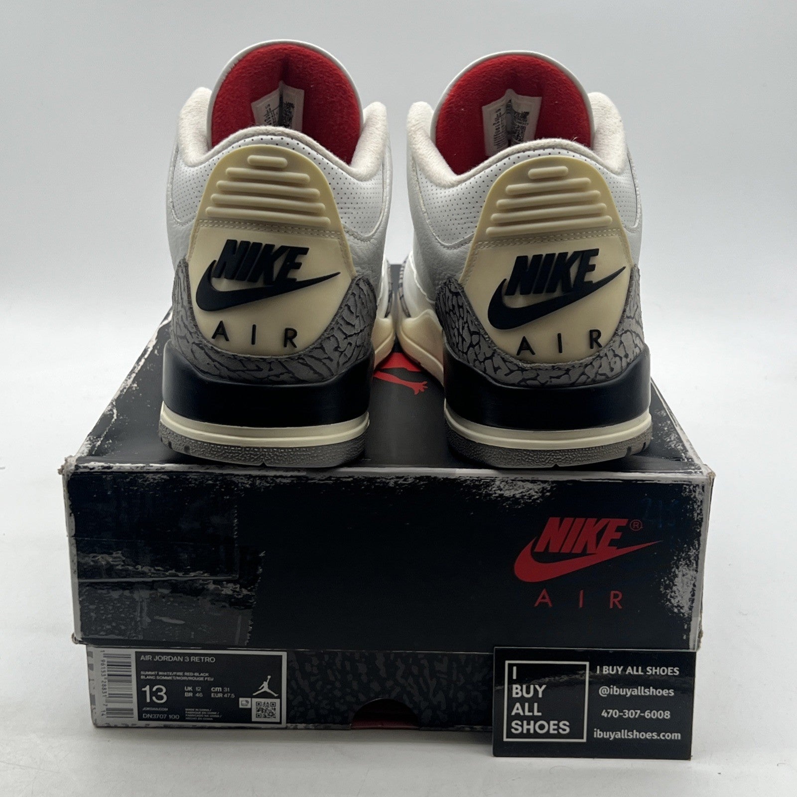 Size 13 - Air Jordan 3 Retro Mid White Cement Reimagined (DN3707-100)