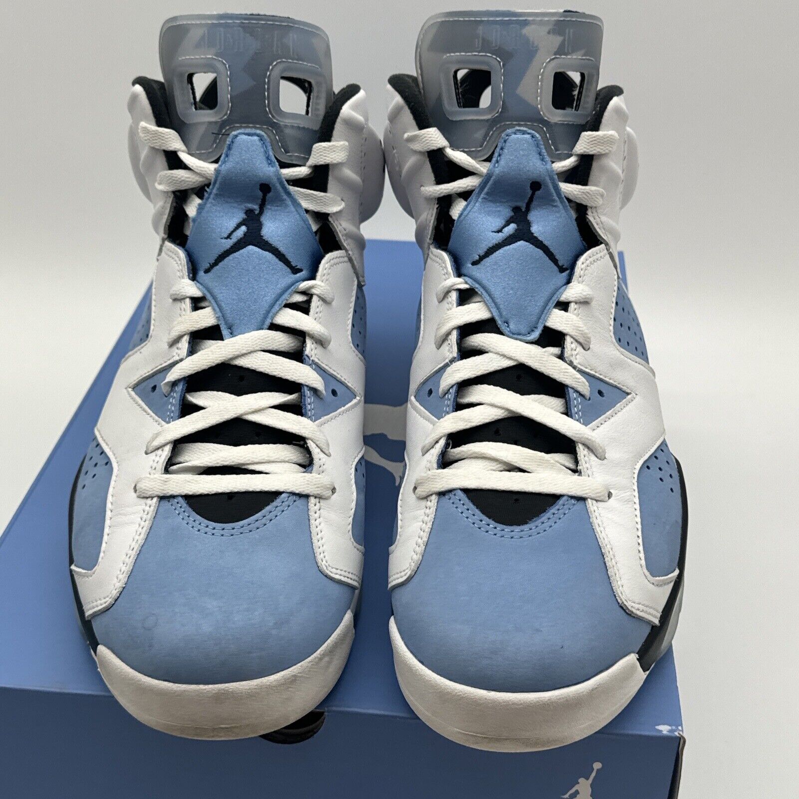 Size 12 - Jordan 6 Retro Mid UNC Home Blue White Icy Soles OG Box Suede Light Bl