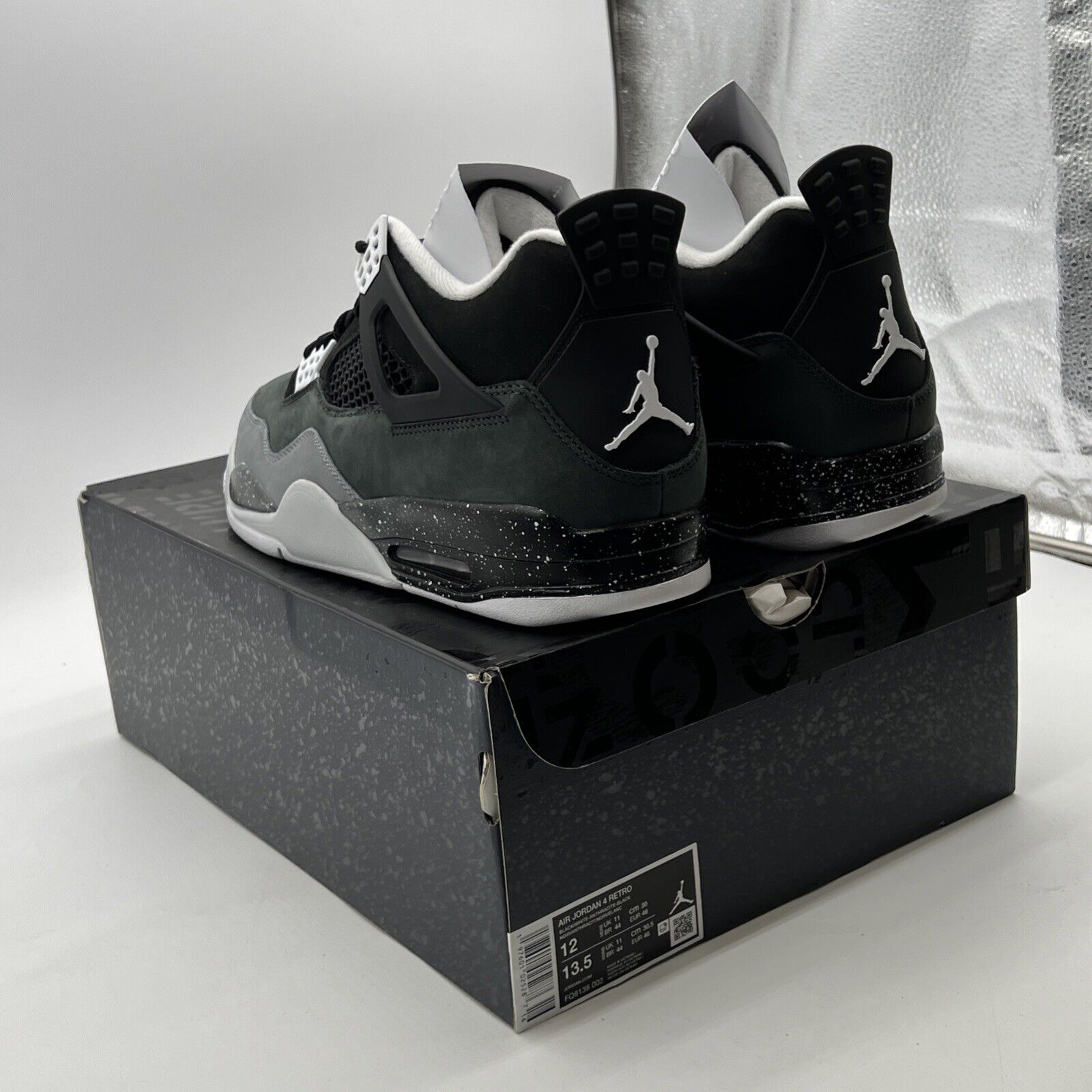 Size 12 - Air Jordan 4 Retro 2024 Fear (FQ8138-002)