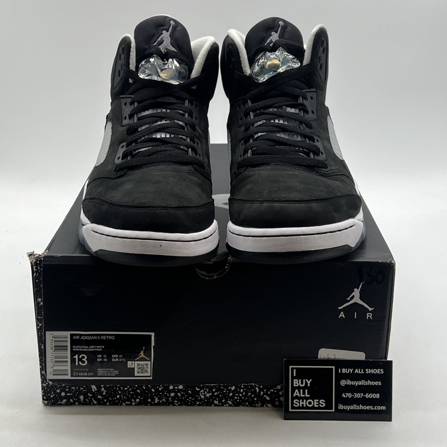 Size 13 - Air Jordan 5 Retro Mid Oreo (CT4838-011)