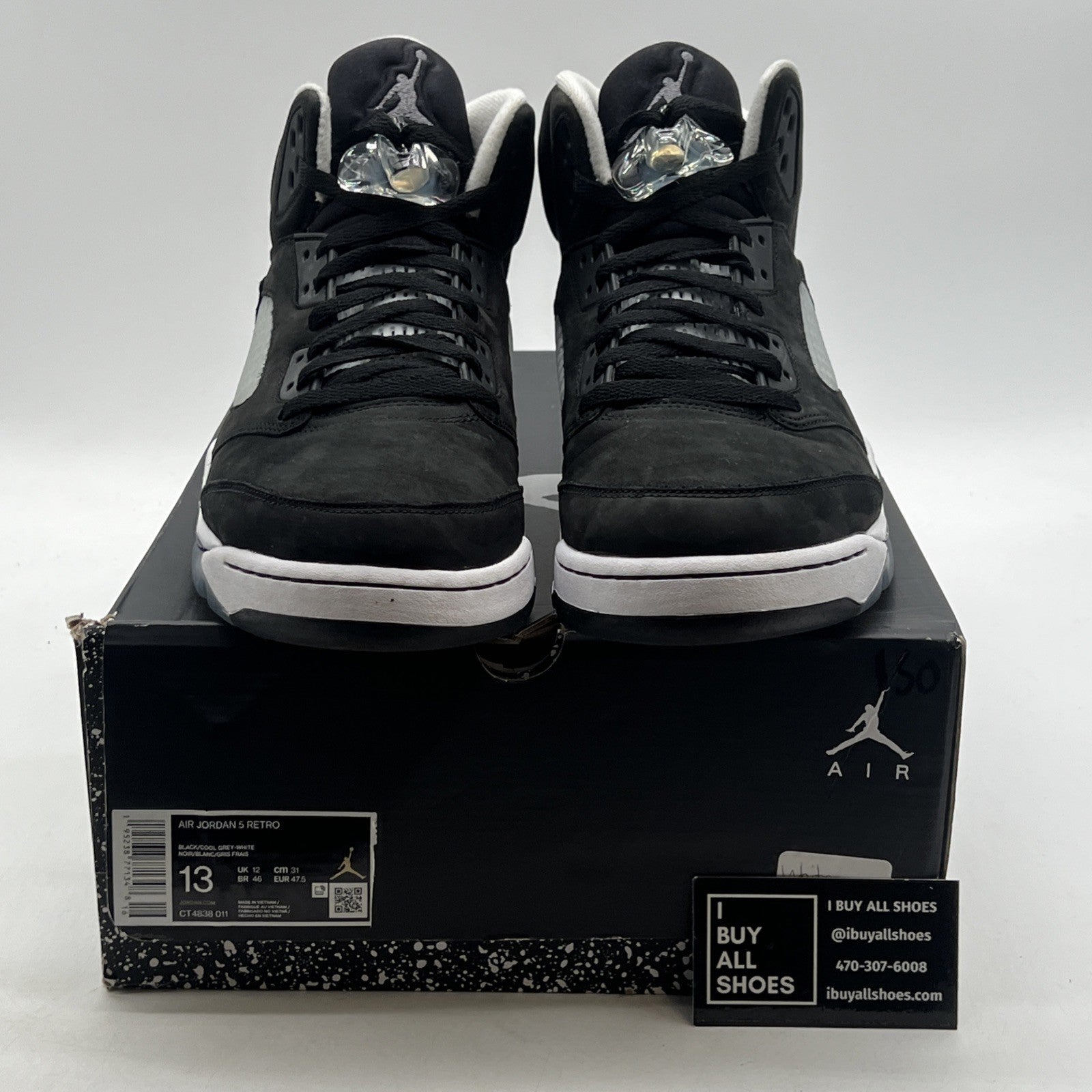 Size 13 - Air Jordan 5 Retro Mid Oreo (CT4838-011)