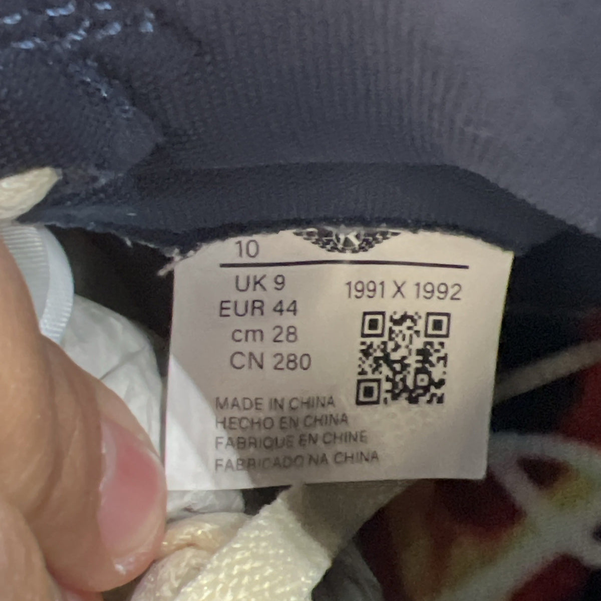 Size 10 - REVES PARIS / KIY 85 Hi WHITE/GREY/NAVY