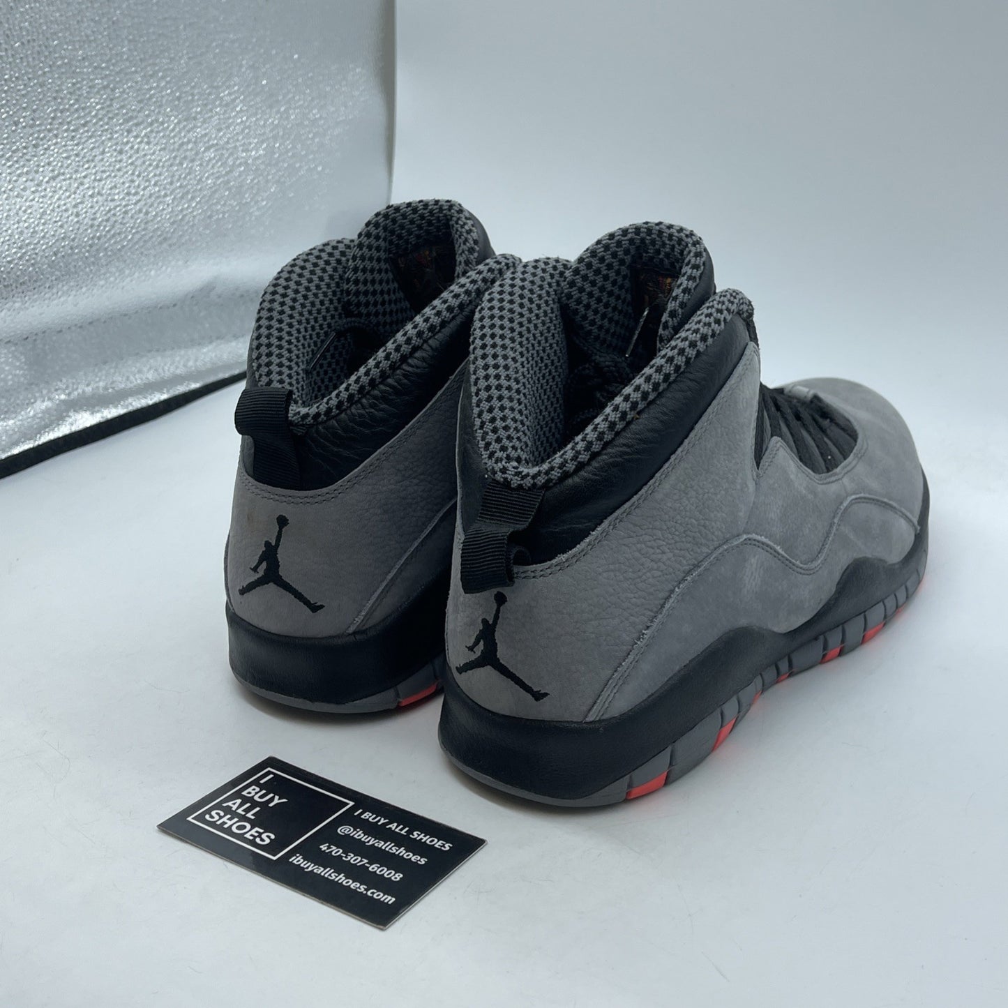 Size 10.5 - Air Jordan 10 Retro Cool Grey Black Suede Leather (310805-023)