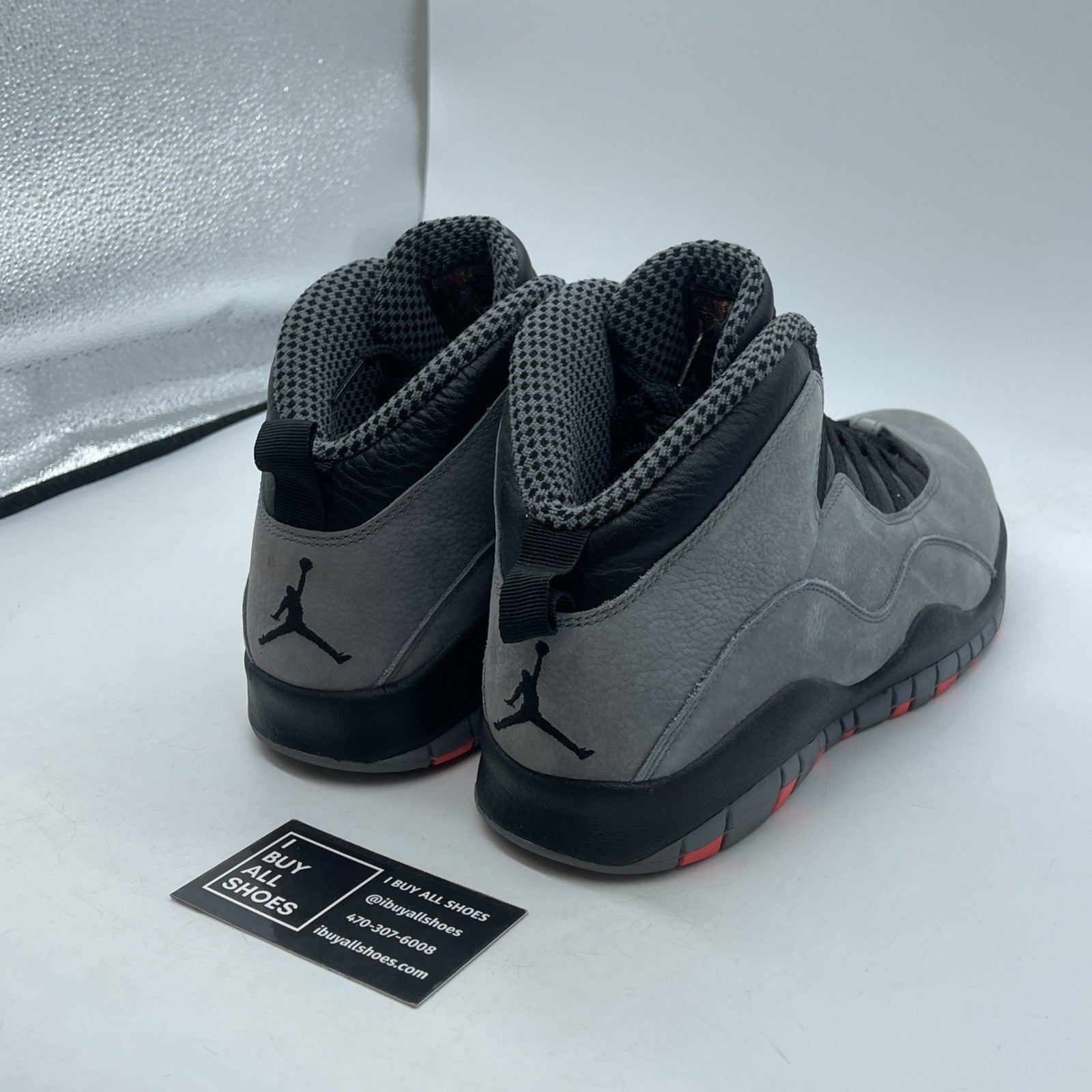 Size 10.5 - Air Jordan 10 Retro Cool Grey Black Suede Leather (310805-023)