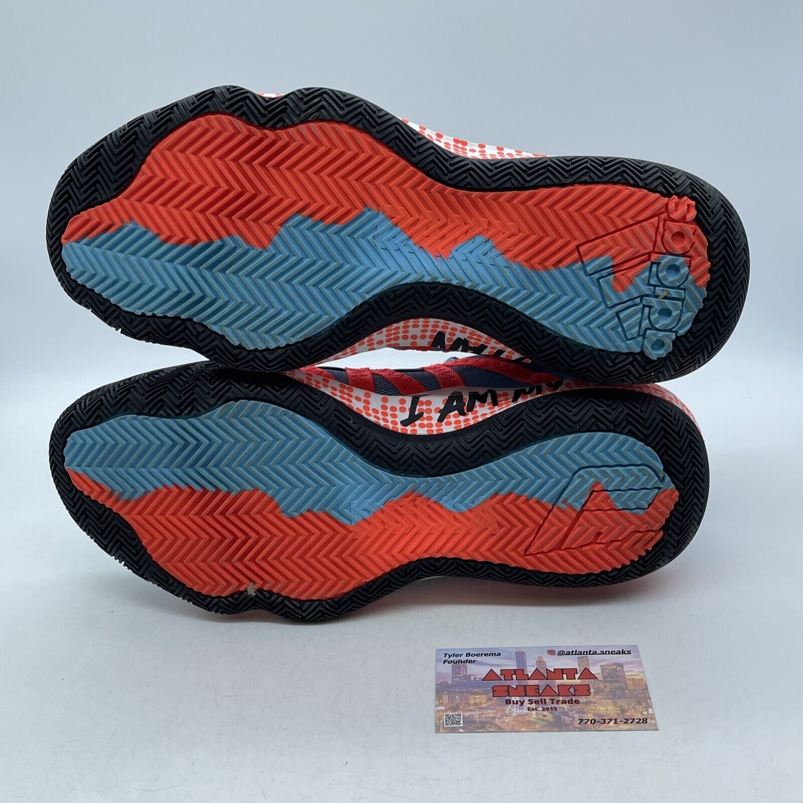 Size 10.5 - adidas Dame 6 x Pusha T I Am My Own Fan 2020 Black Blue (FW5749)
