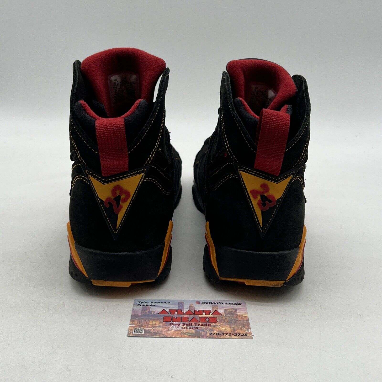 Size 11.5 - Jordan 7 Retro Citrus Yellow Red Suede (CU9307-081)