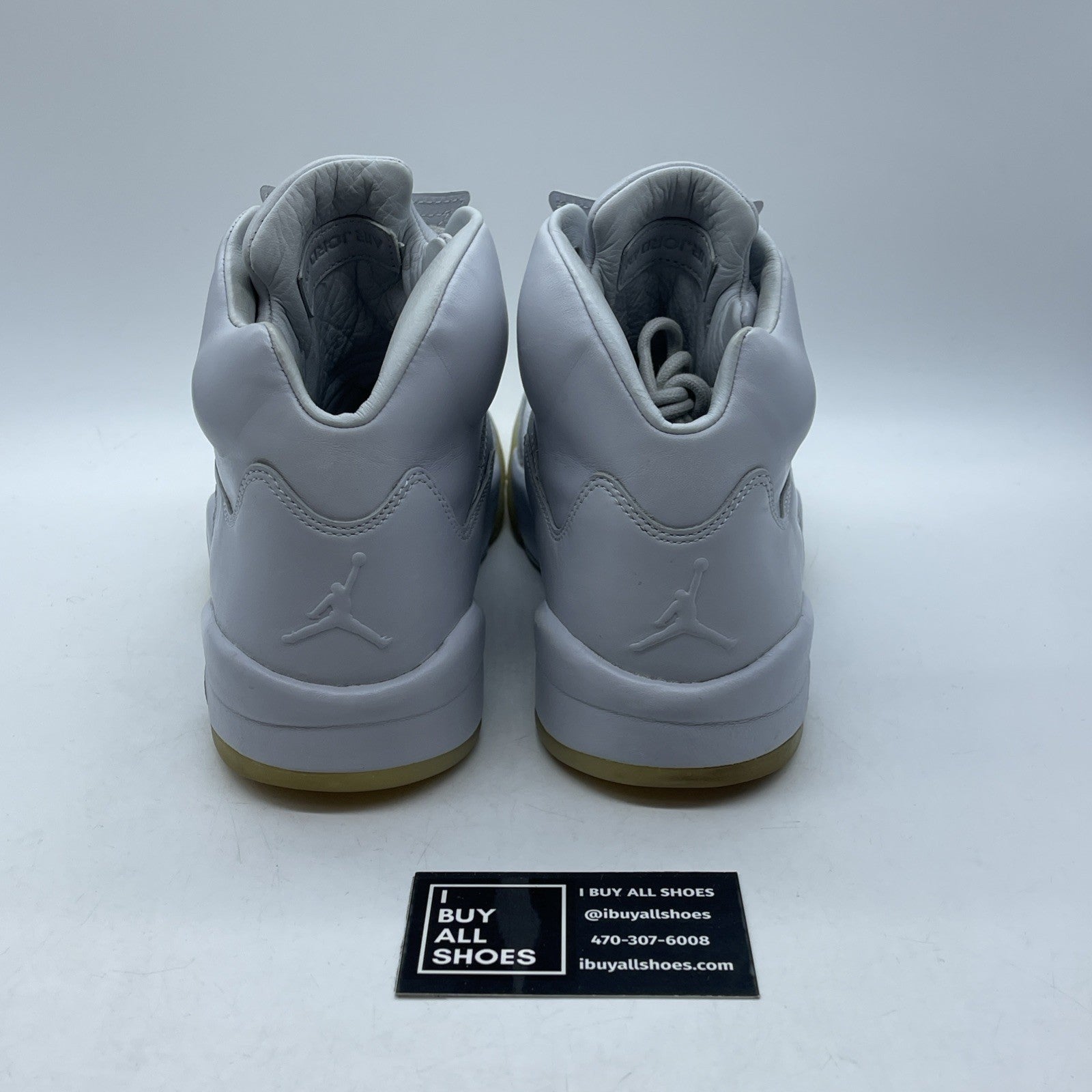 Size 9.5 - Air Jordan 5 Retro Premium Pure Platinum Leather (881432-003)