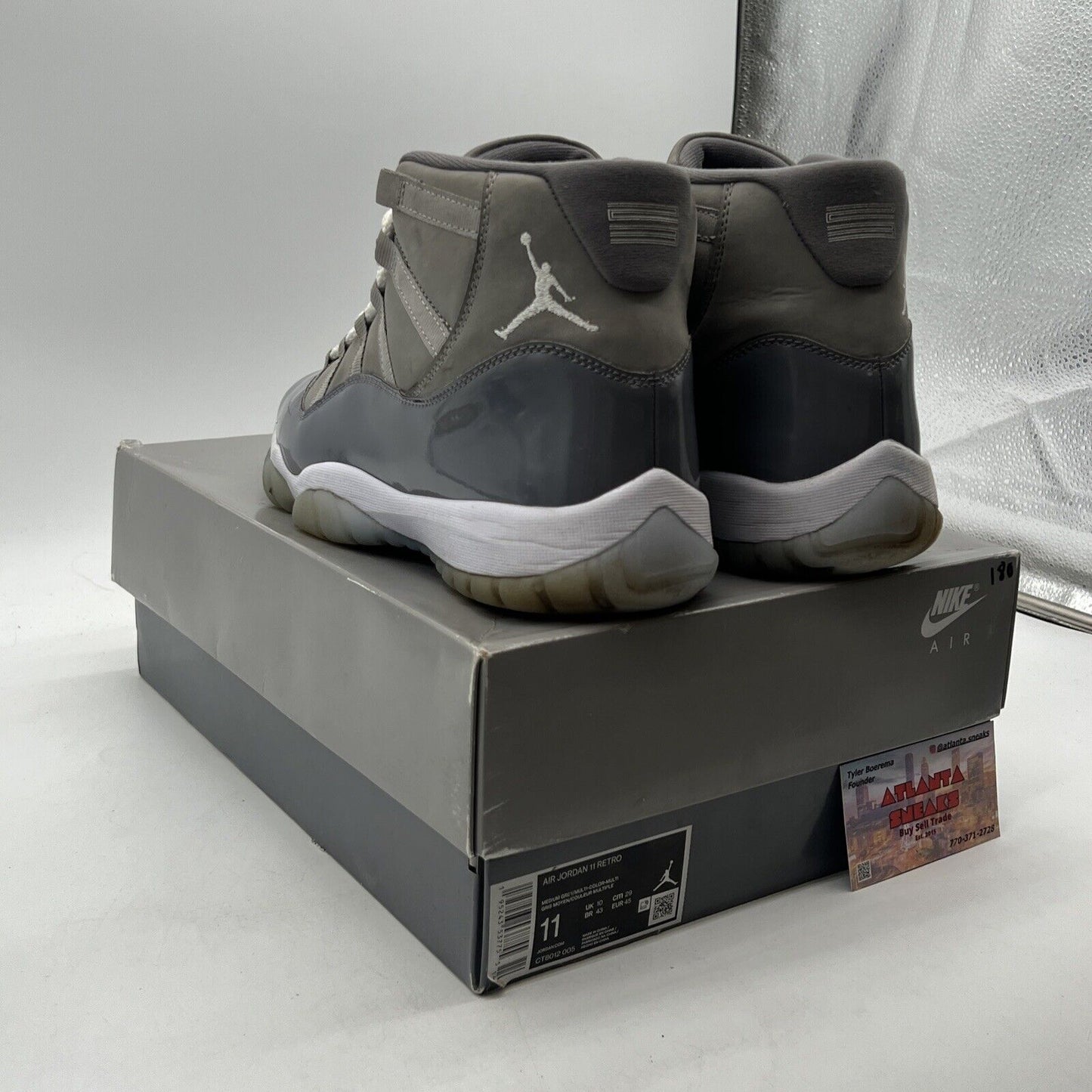 Size 11 - Jordan 11 Retro High Cool Grey (CT8012-005)