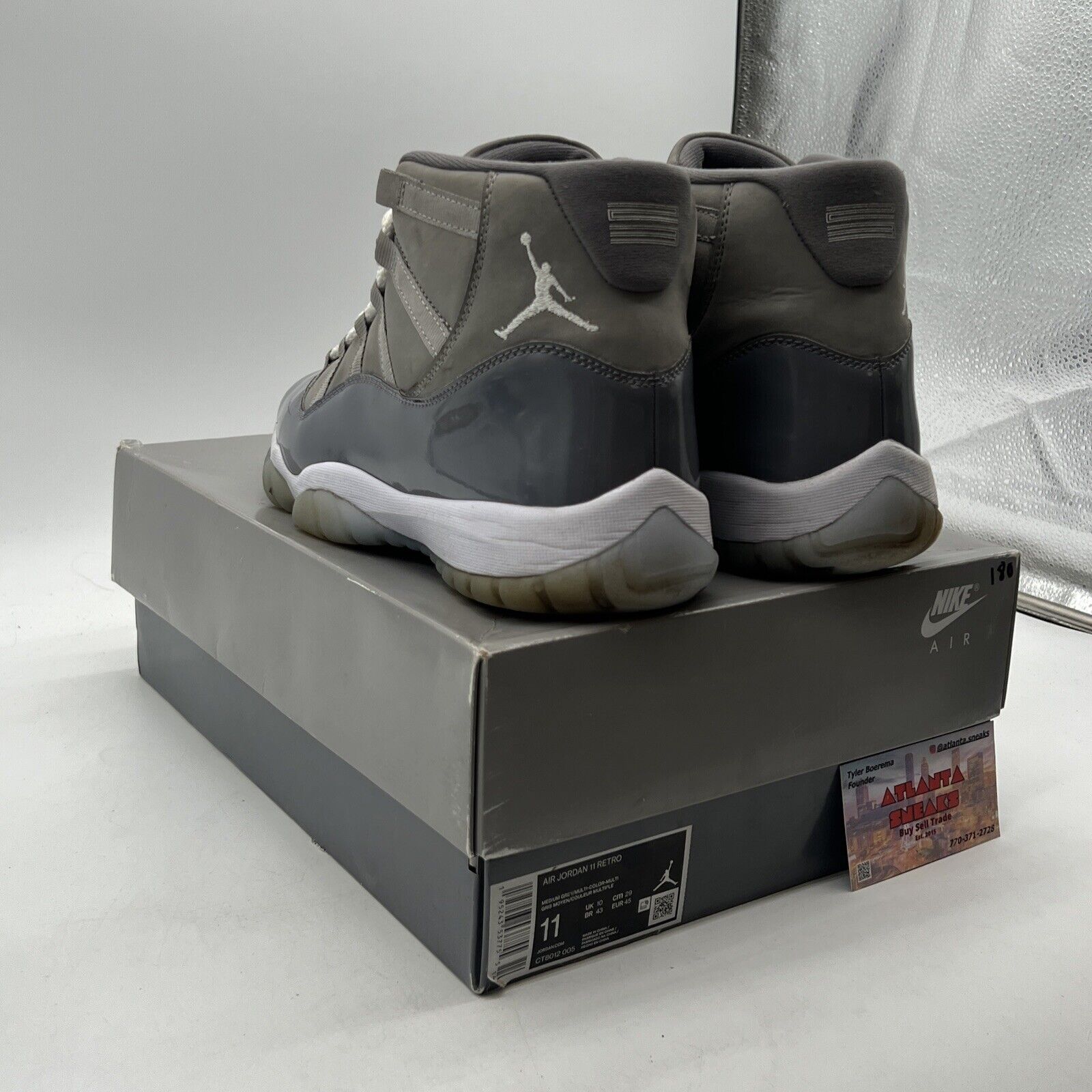 Size 11 - Jordan 11 Retro High Cool Grey (CT8012-005)