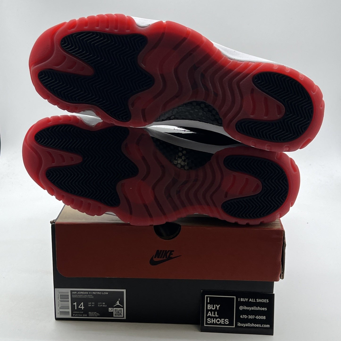 Size 14 - Air Jordan 11 Retro 2025 Low Bred (FV5104-006)