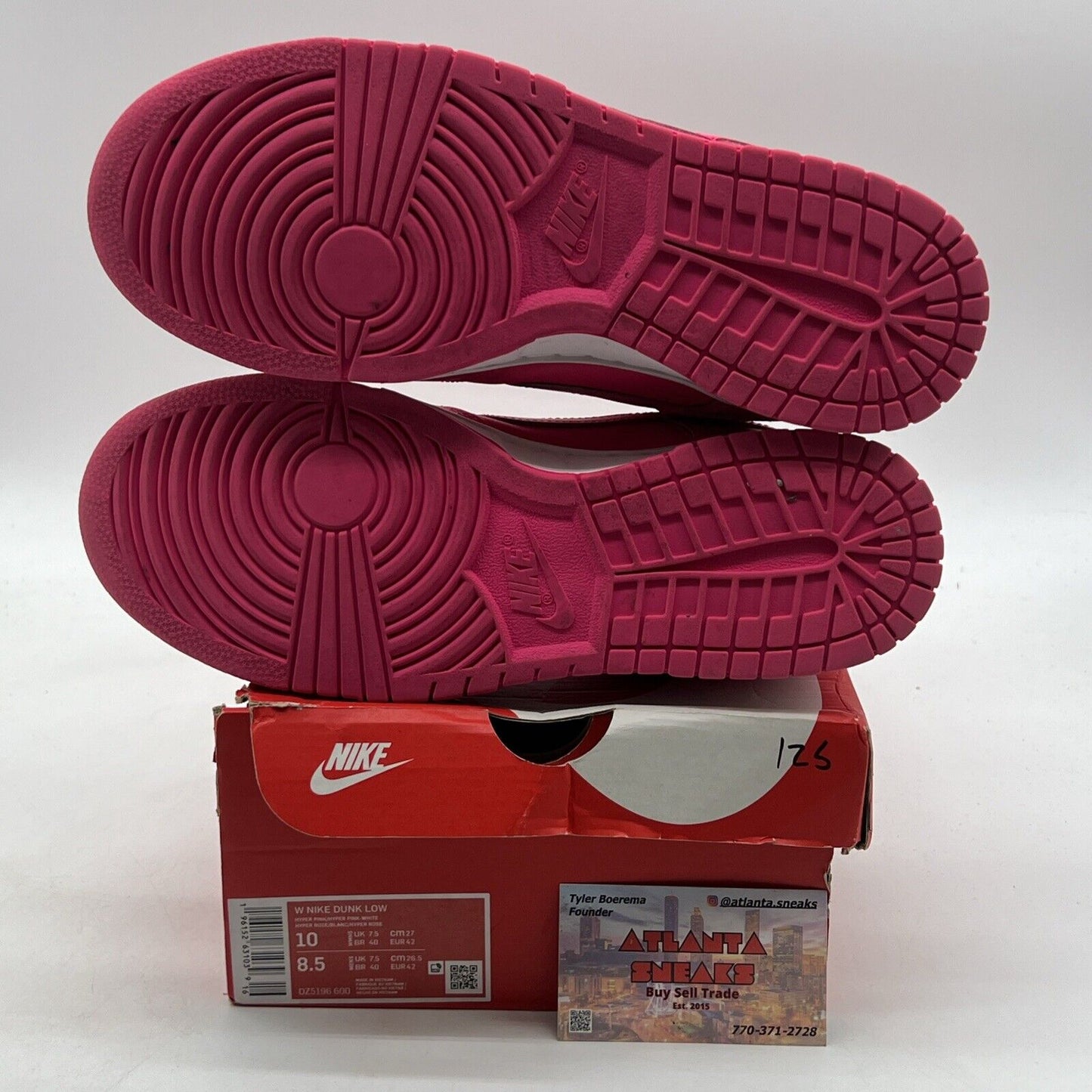 Size 10 - Nike Dunk Low Hyper Pink W (DZ5196-600)