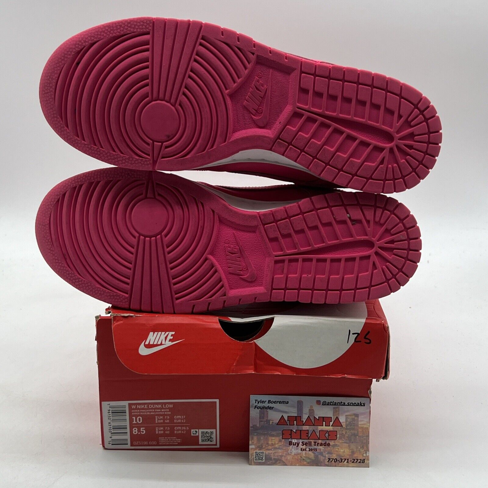 Size 10 - Nike Dunk Low Hyper Pink W (DZ5196-600)
