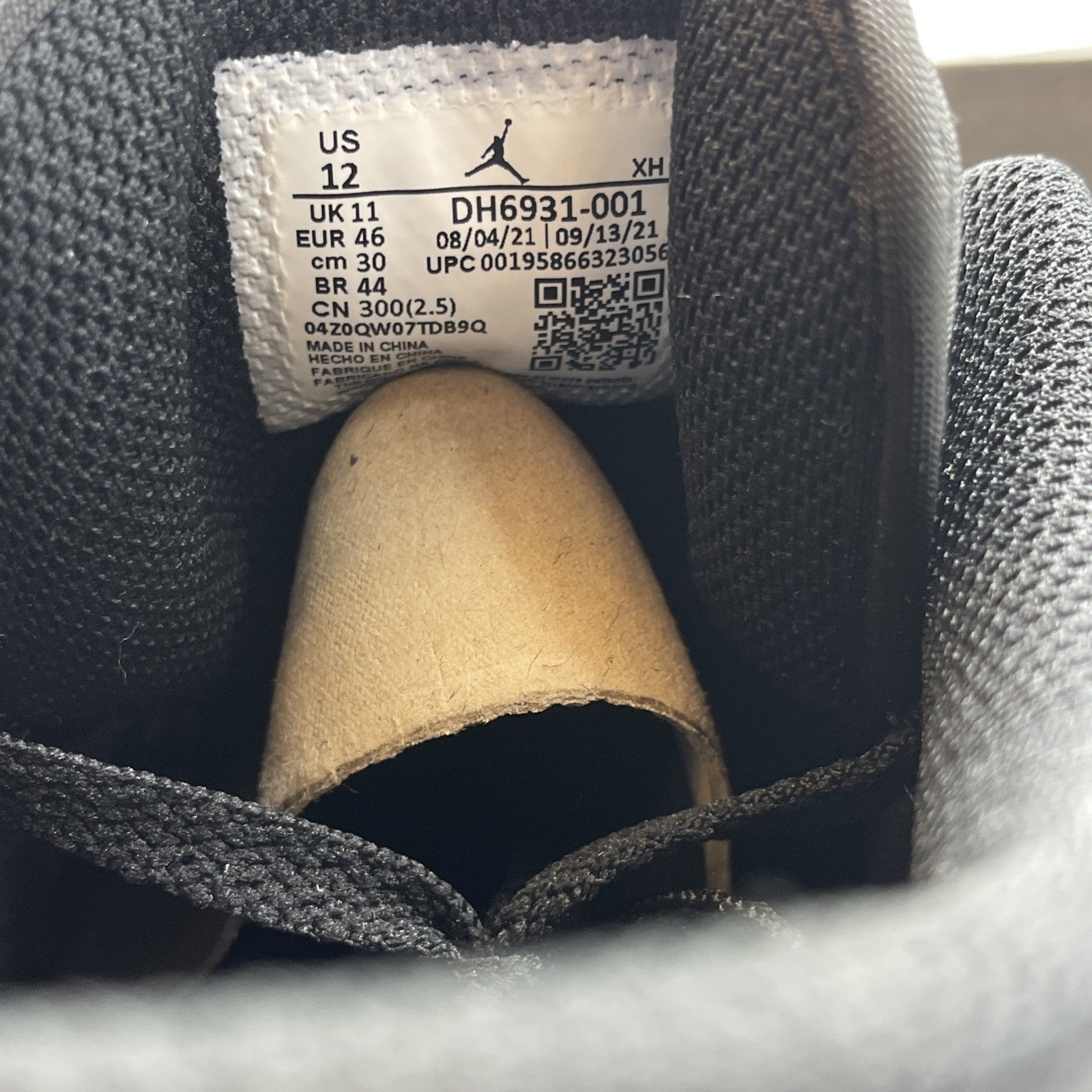 Size 12 - Jordan 1 Low SE Diamond Black White Suede Leather (DH6931-001)