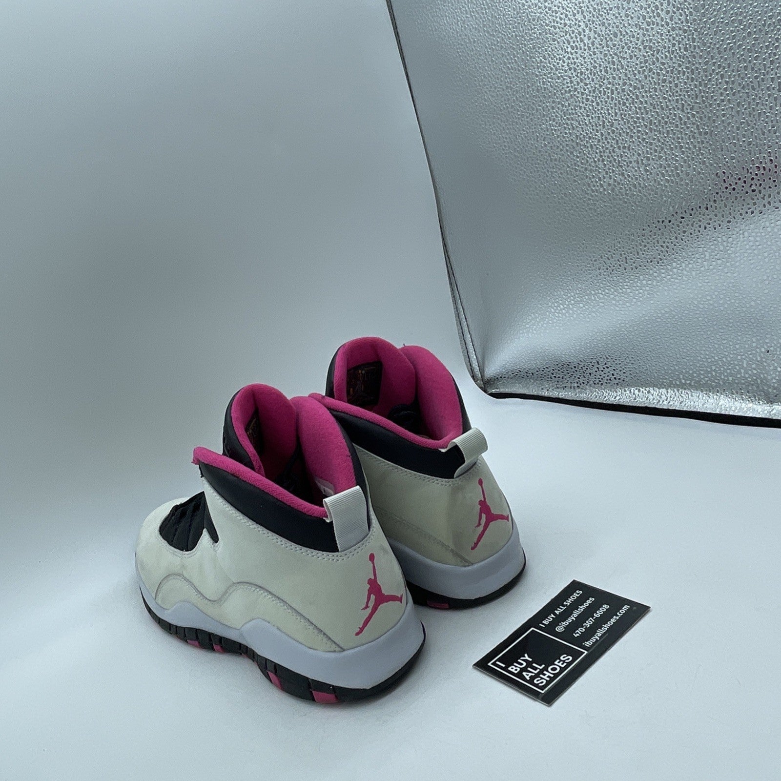 Size 7.5Y (GS) - Air Jordan 10 Retro Mid Vivid Pink