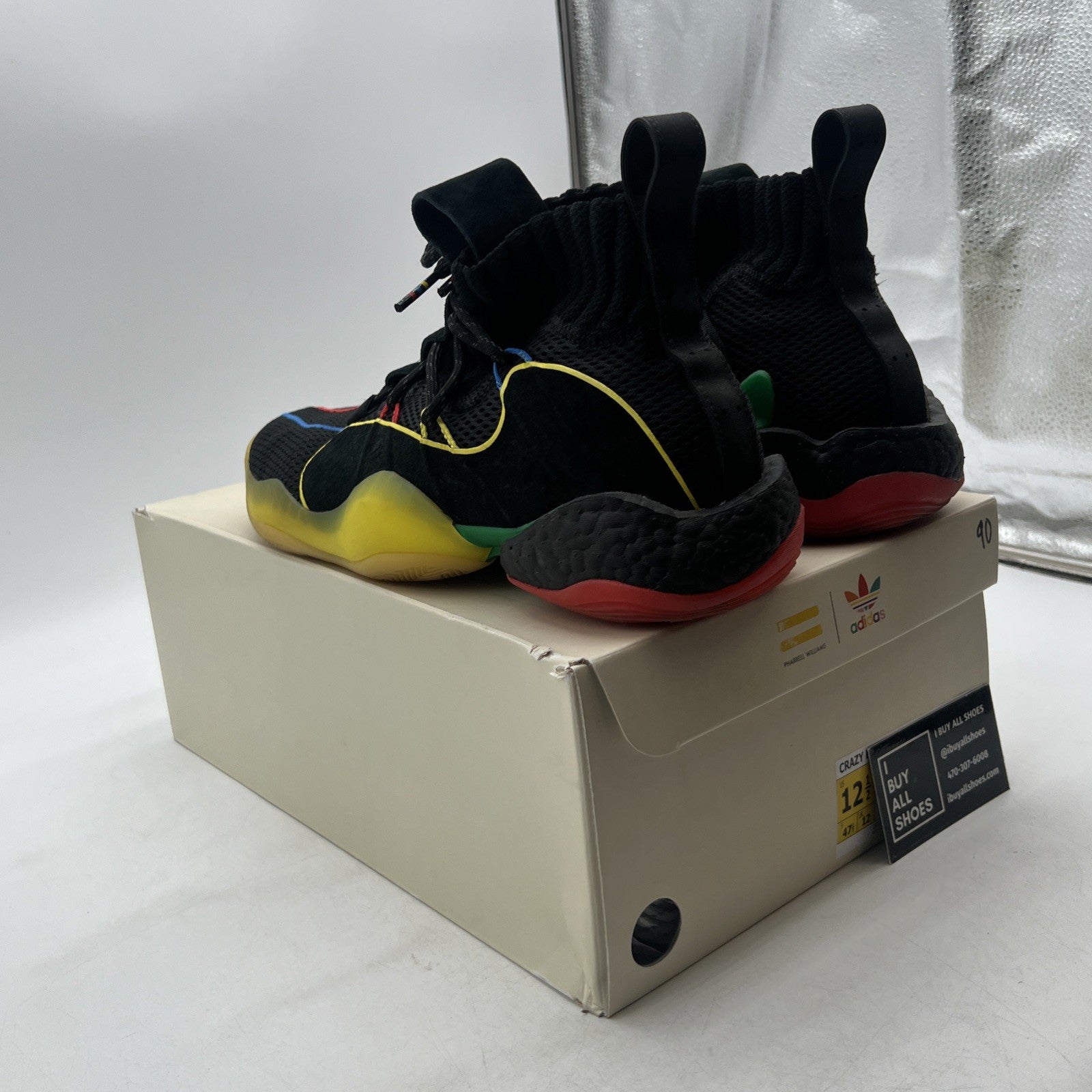 Size 12.5 - adidas Pharrell x Crazy BYW X Gratitude Empathy (G27805)