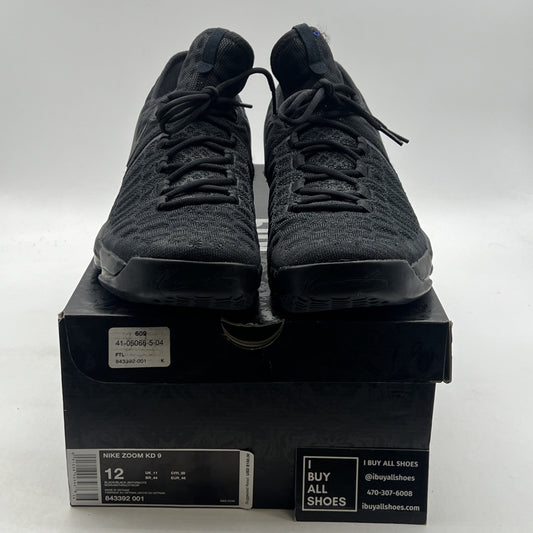 Size 12 - Nike KD 9 Black Space (843392-001)