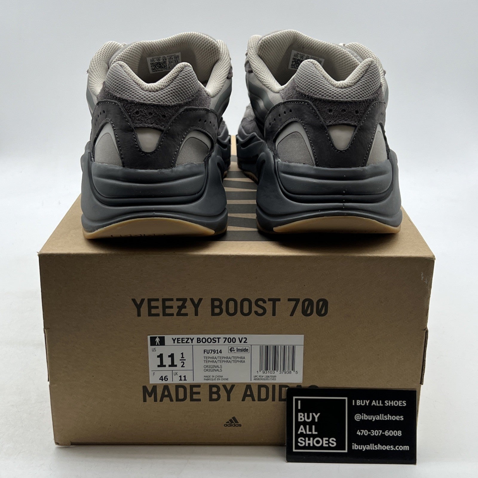 Size 11.5 - adidas Yeezy Boost 700 V2 Tephra (FU7914)