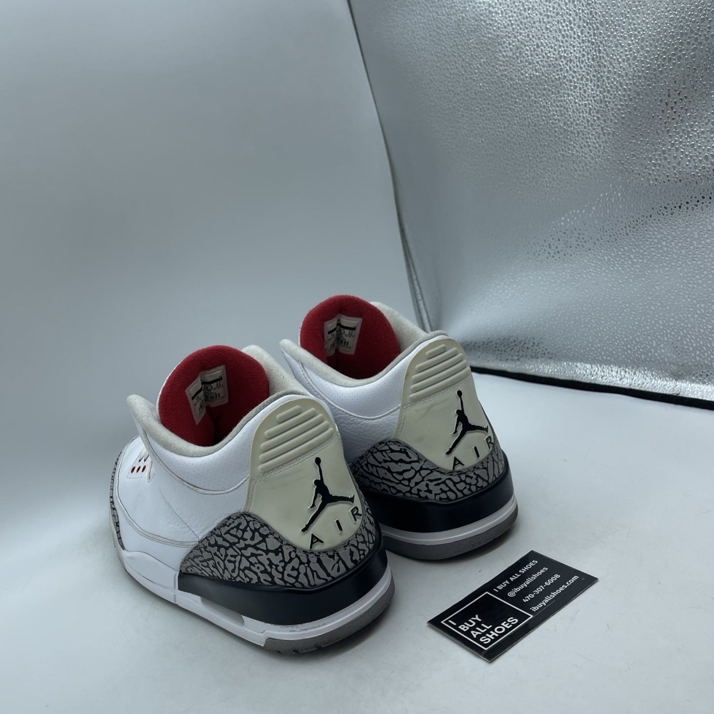Size 14 - Air Jordan 3 Retro White Cement 2011 (136064-105)