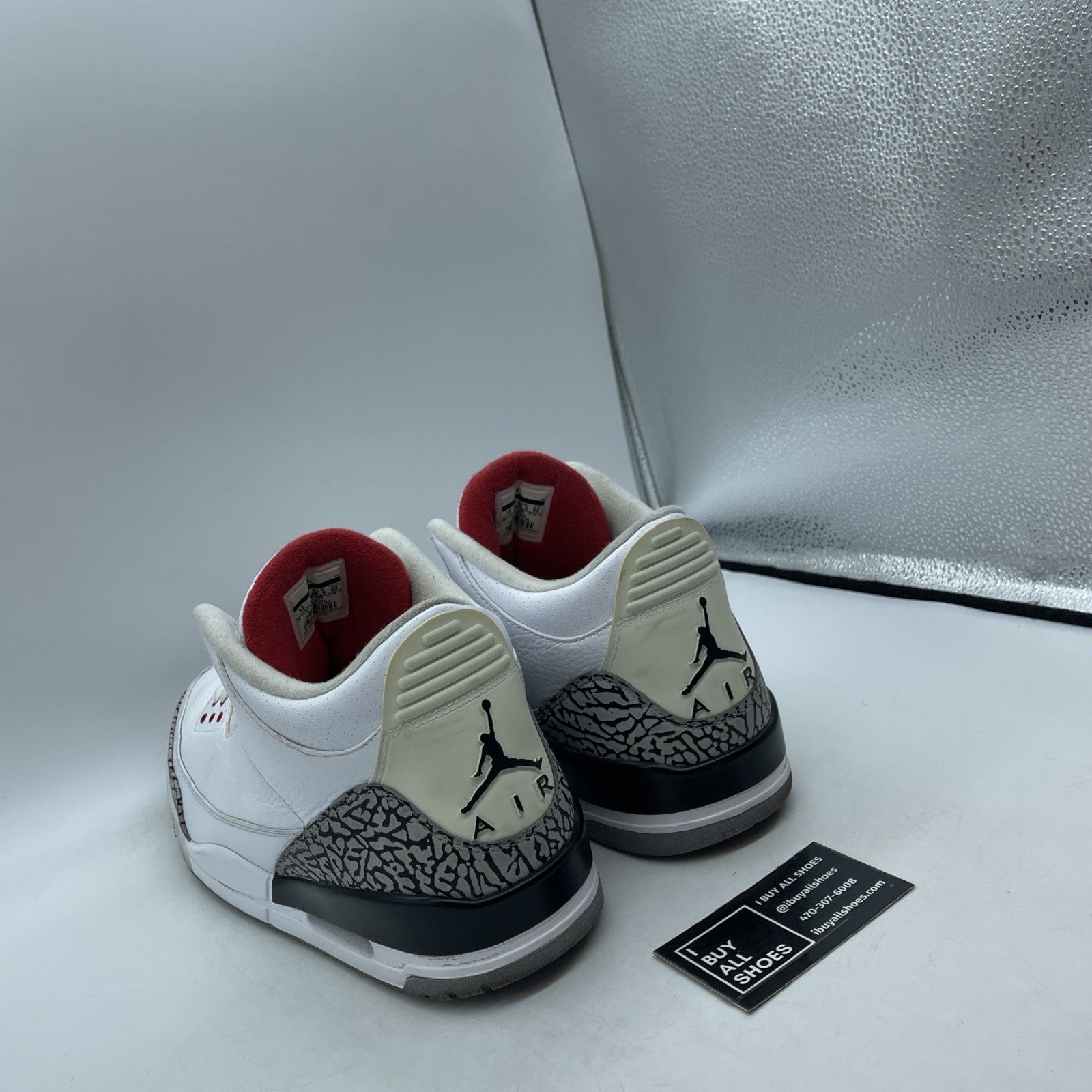Size 14 - Air Jordan 3 Retro White Cement 2011 (136064-105)
