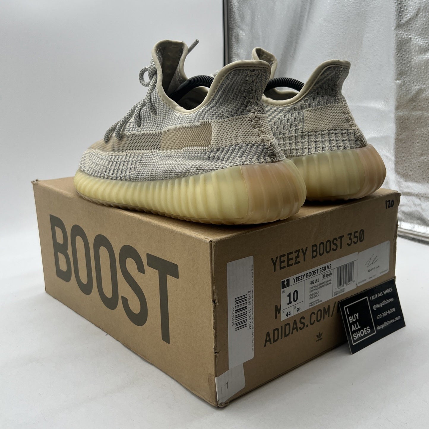 Size 10 - adidas Yeezy Boost 350 V2 Lundmark Non-Reflective (FU9161)