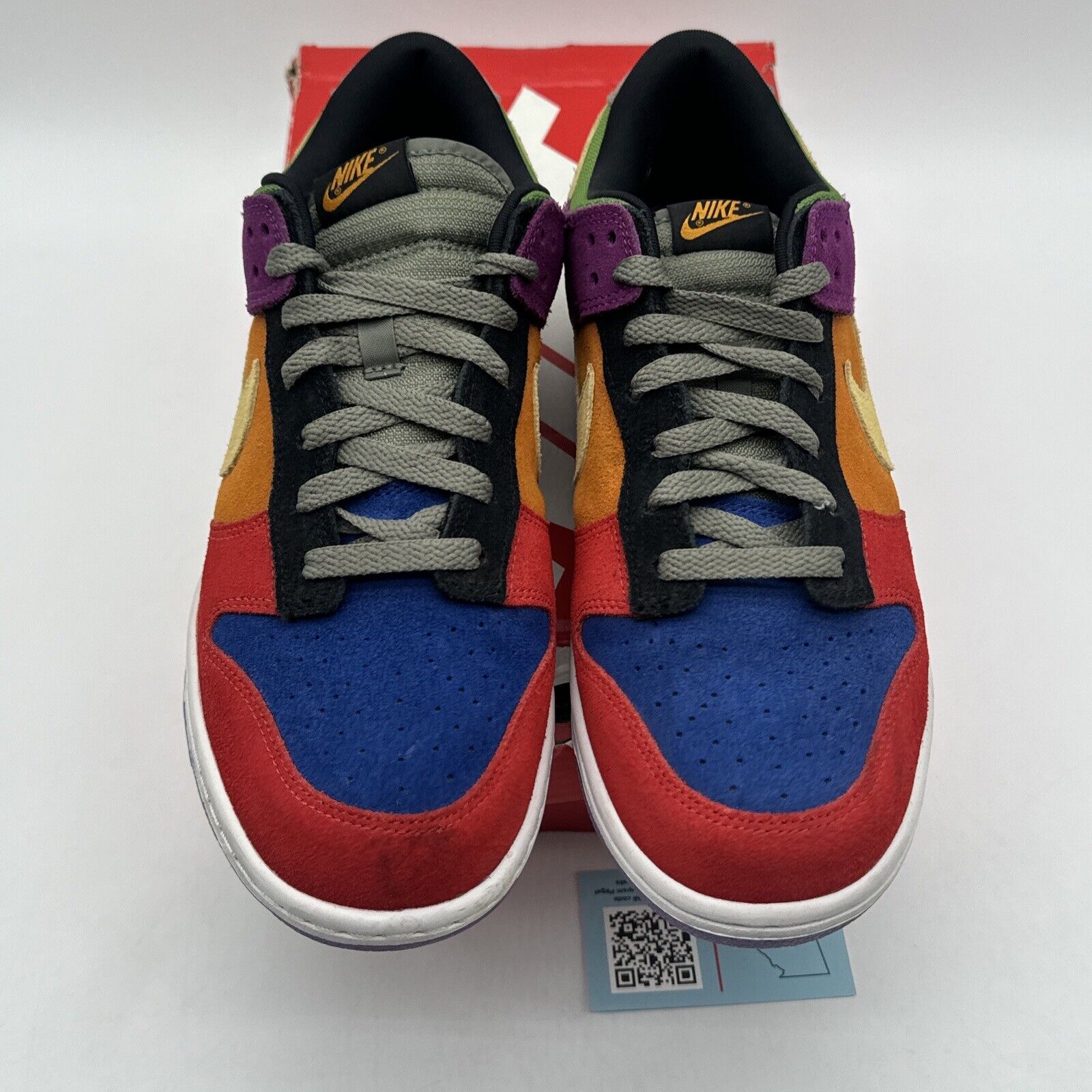 Size 9 - Nike Dunk Low SP Retro Viotech 2019 Suede Multi Color Purple Orange OG