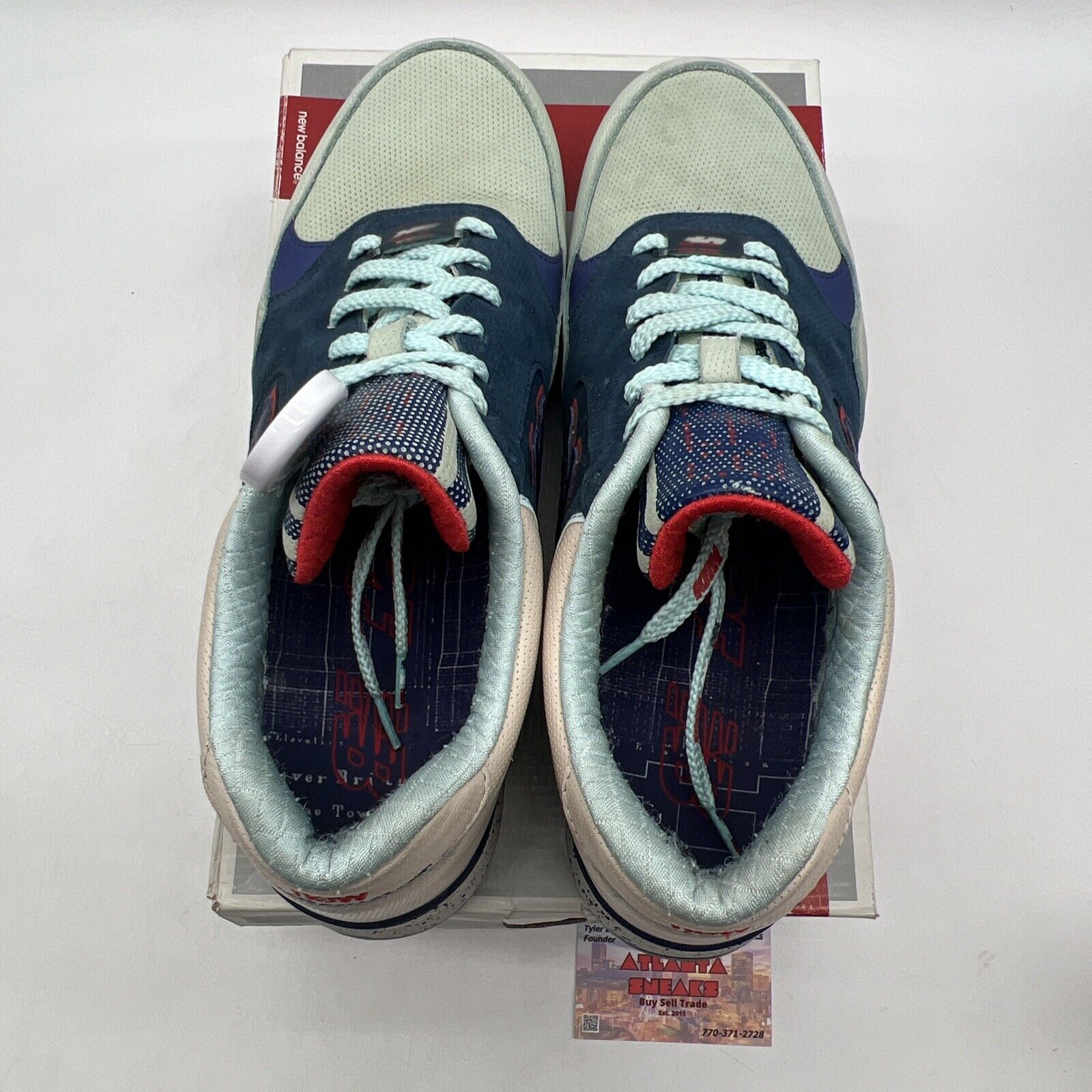 Size 12 - New Balance Ronnie Fieg x 850 Brooklyn Bridge Navy Tan (M850KH)