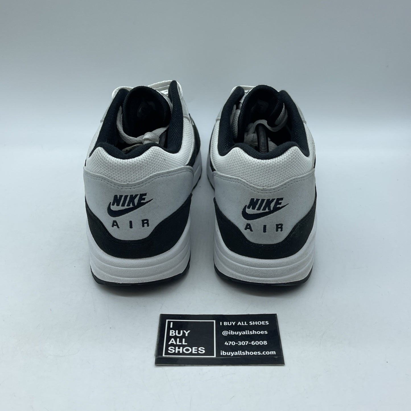 Size 9.5 - Nike Air Max 1 White Black (FD90821-107)
