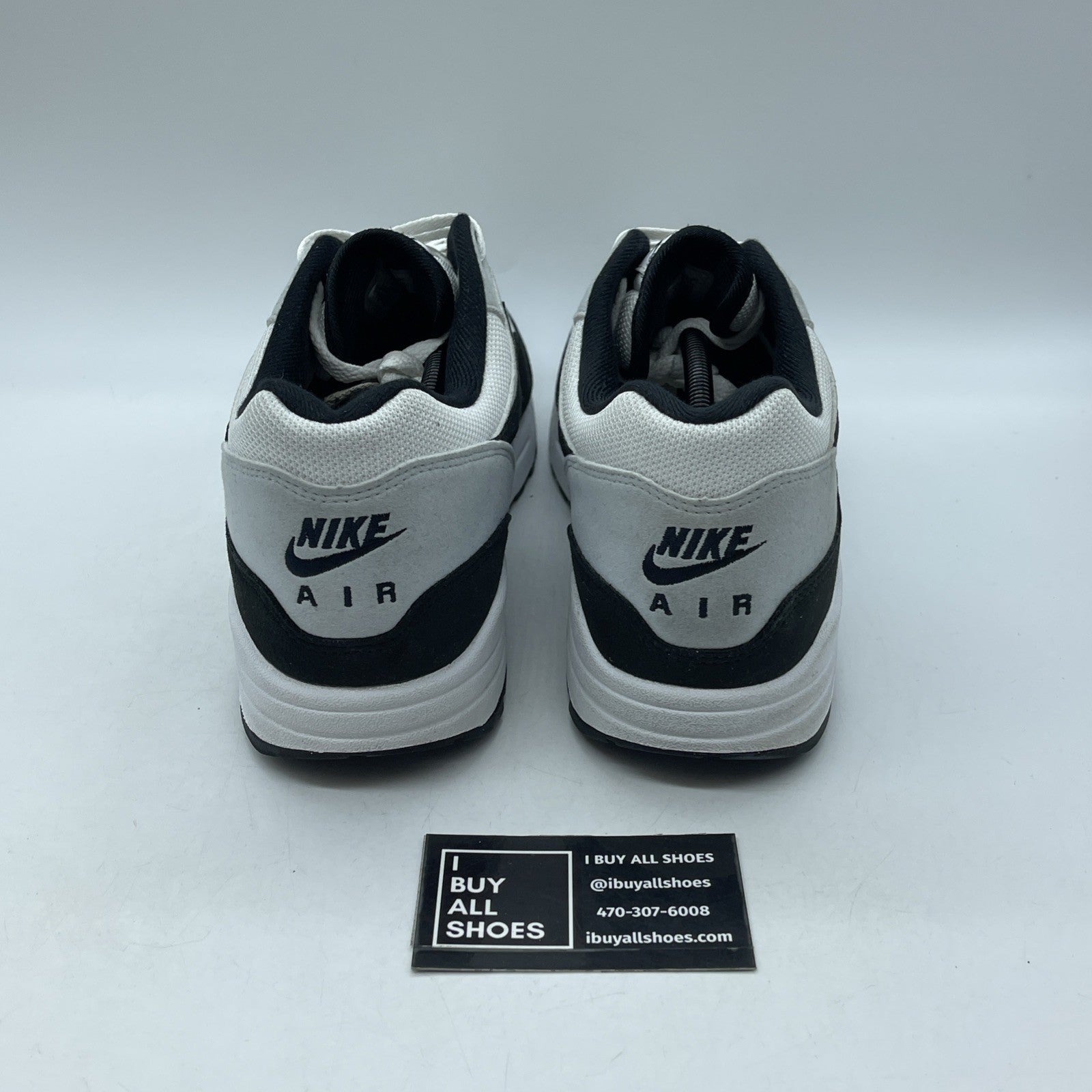 Size 9.5 - Nike Air Max 1 White Black (FD90821-107)