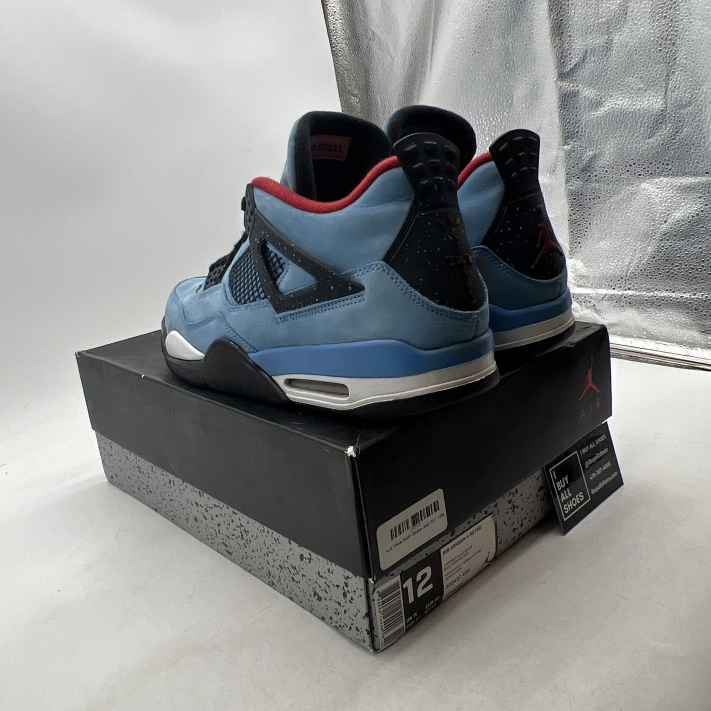 Size 12 - Air Jordan 4 Retro x Travis Scott Mid Cactus Jack (308497-406)