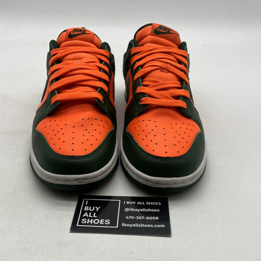 Size 8.5 - Nike Dunk Low Miami Hurricanes (DD1391-300)