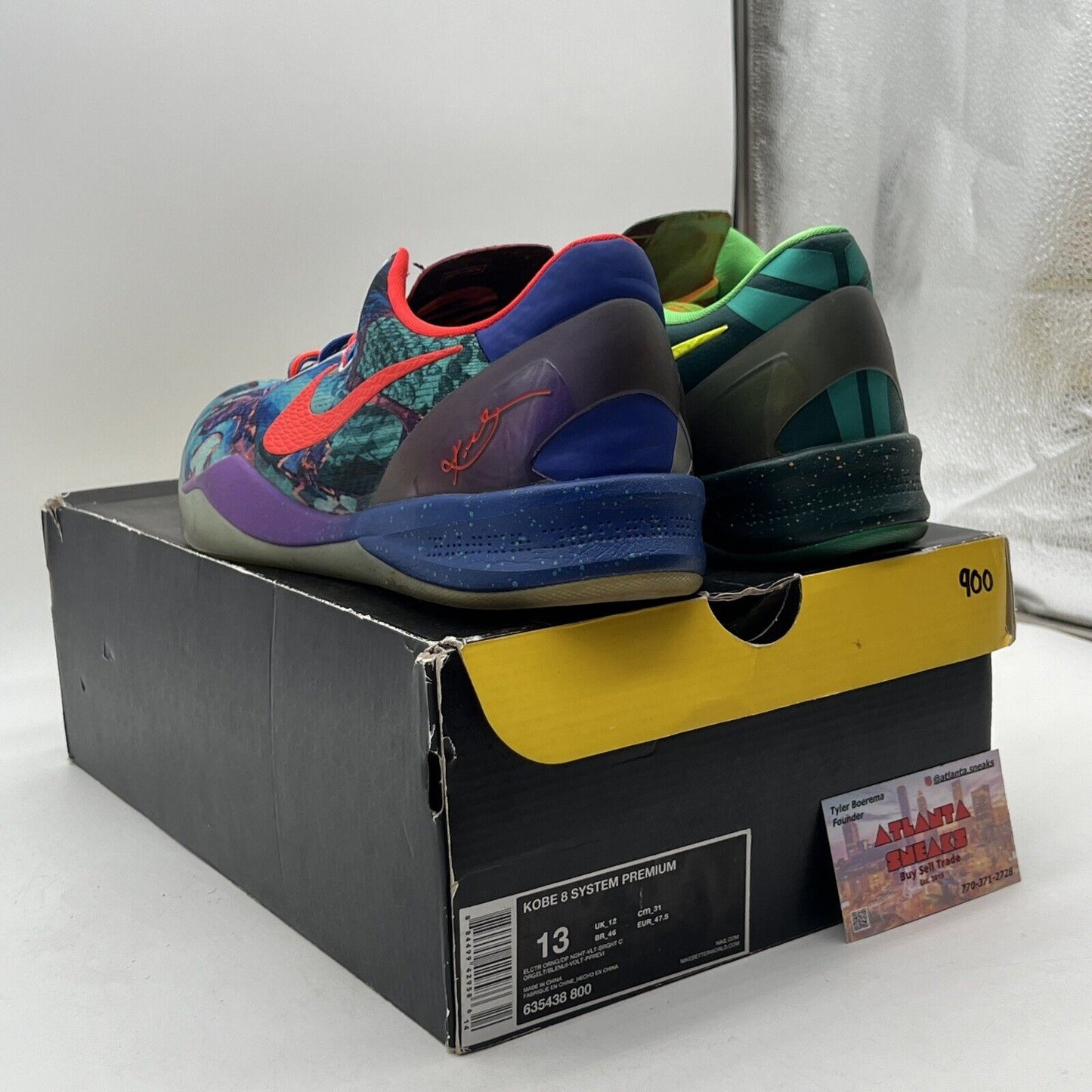 Size 13 - Nike Kobe 8 Premium What The Kobe (635438-800)