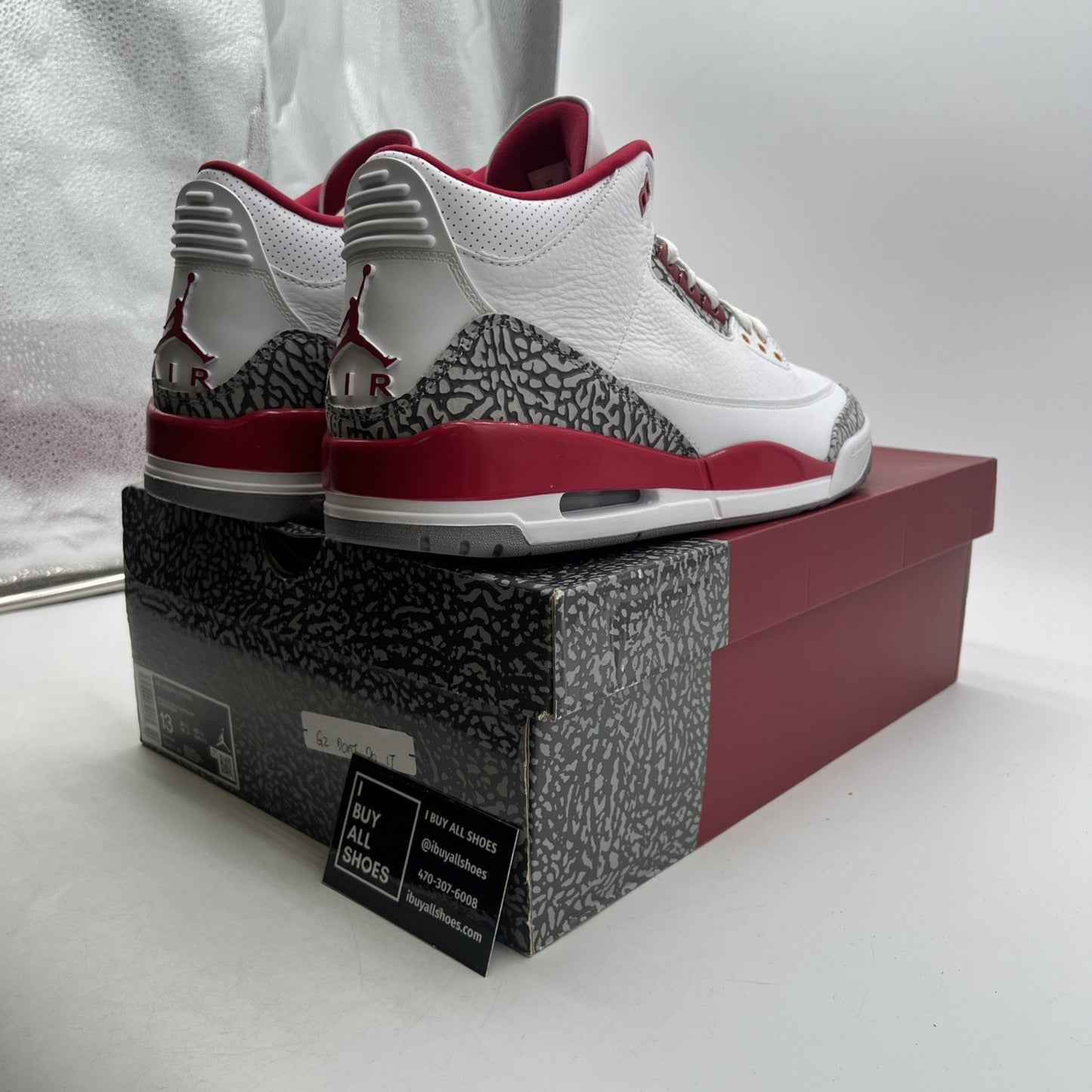Size 13 - Air Jordan 3 Retro Mid Cardinal Red (CT8532-126)