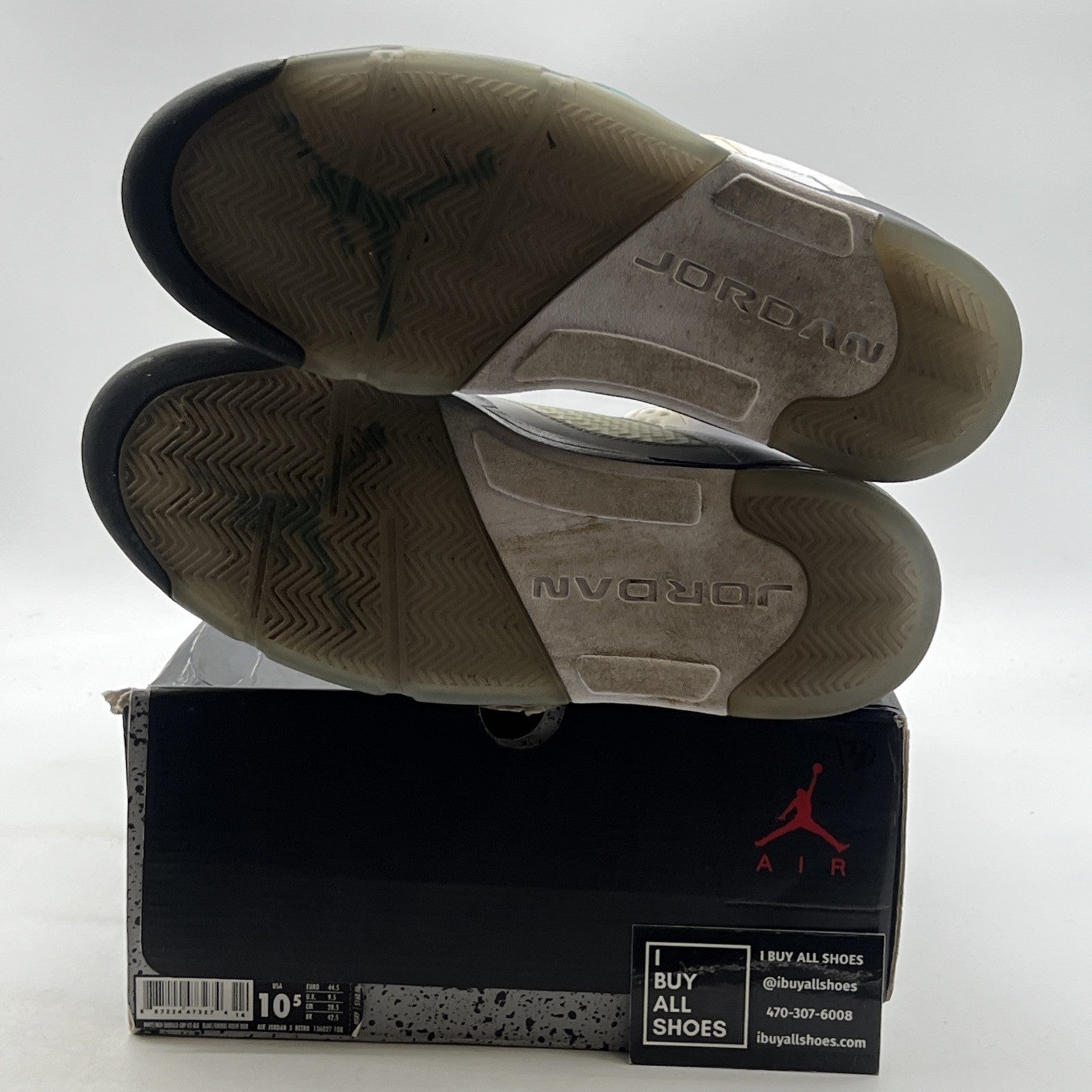 Size 10.5 - Air Jordan 5 Retro Grape 2013 (136027-108)
