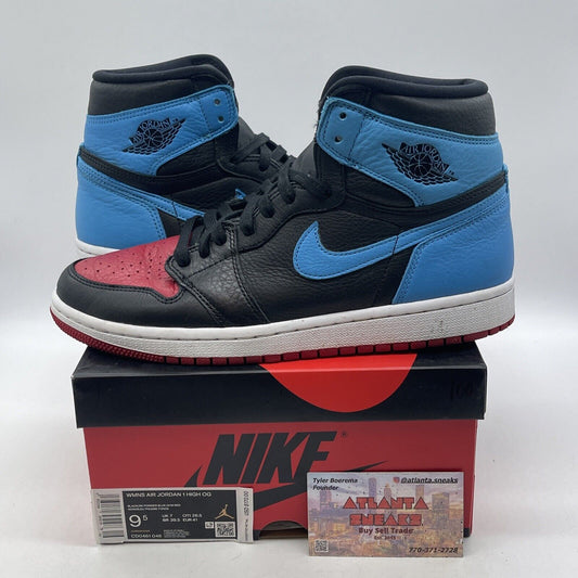 Size 9.5 - Jordan 1 High OG UNC To Chicago 2020 Blue Red Black (CD0461-046)