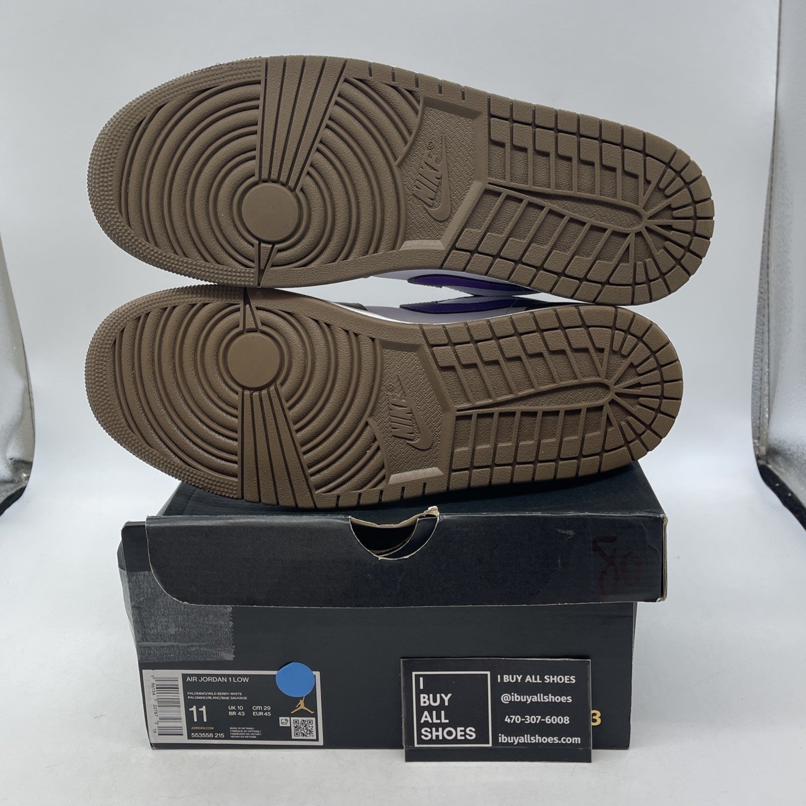 Size 11 - Air Jordan 1 Low Palomino (553558-215)
