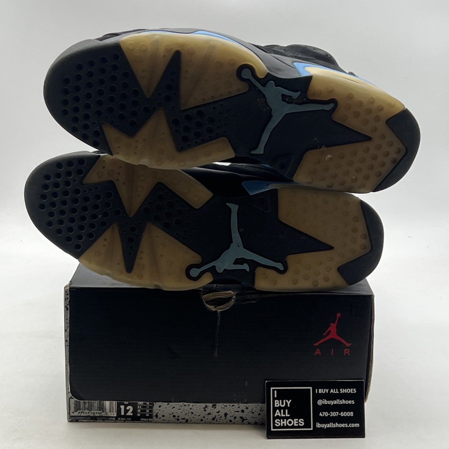 Size 12 - Air Jordan 6 Retro UNC (384664-006)