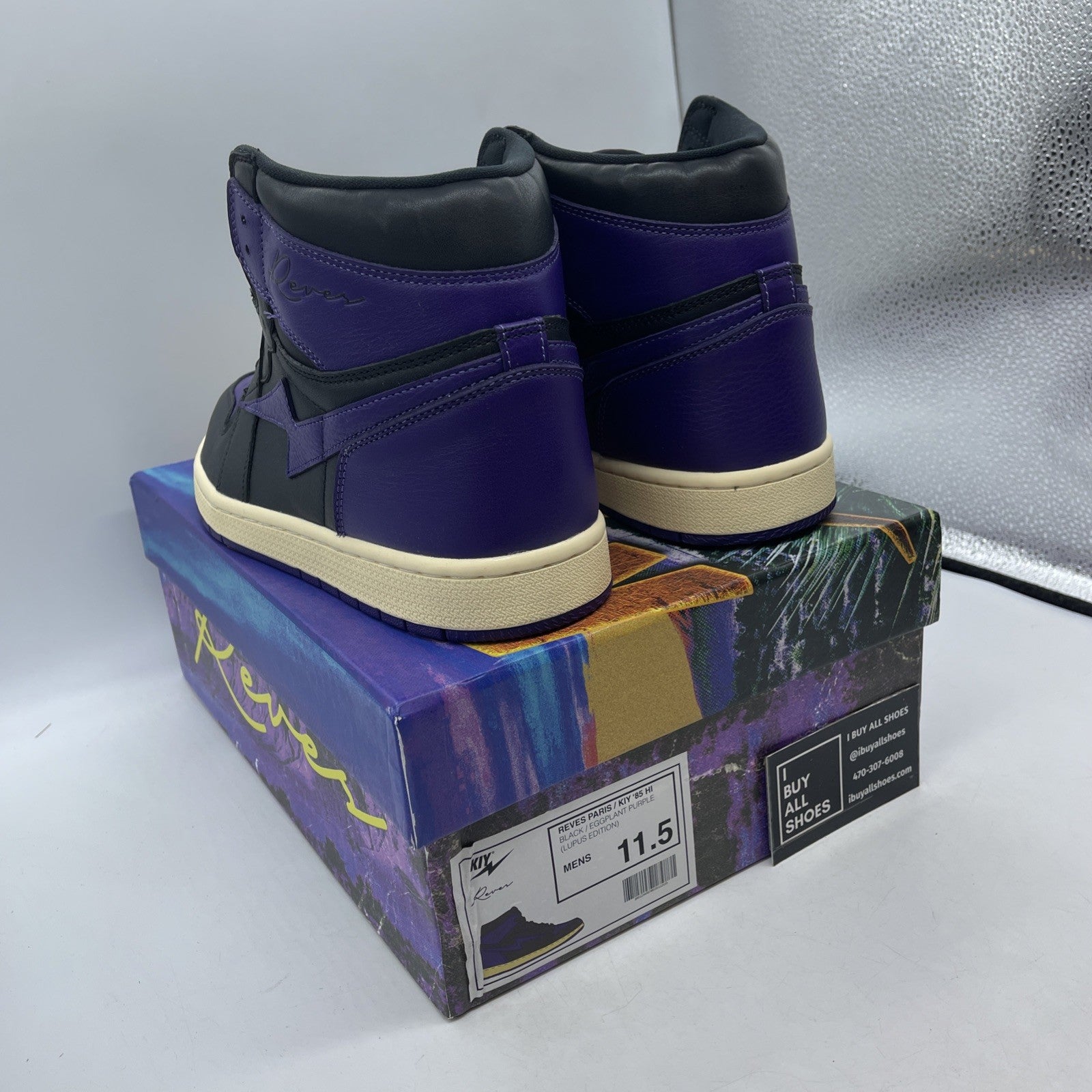 Size 11.5 - Air Kiy x Reves Paris ‘85 Hi “Lupus Edition”
