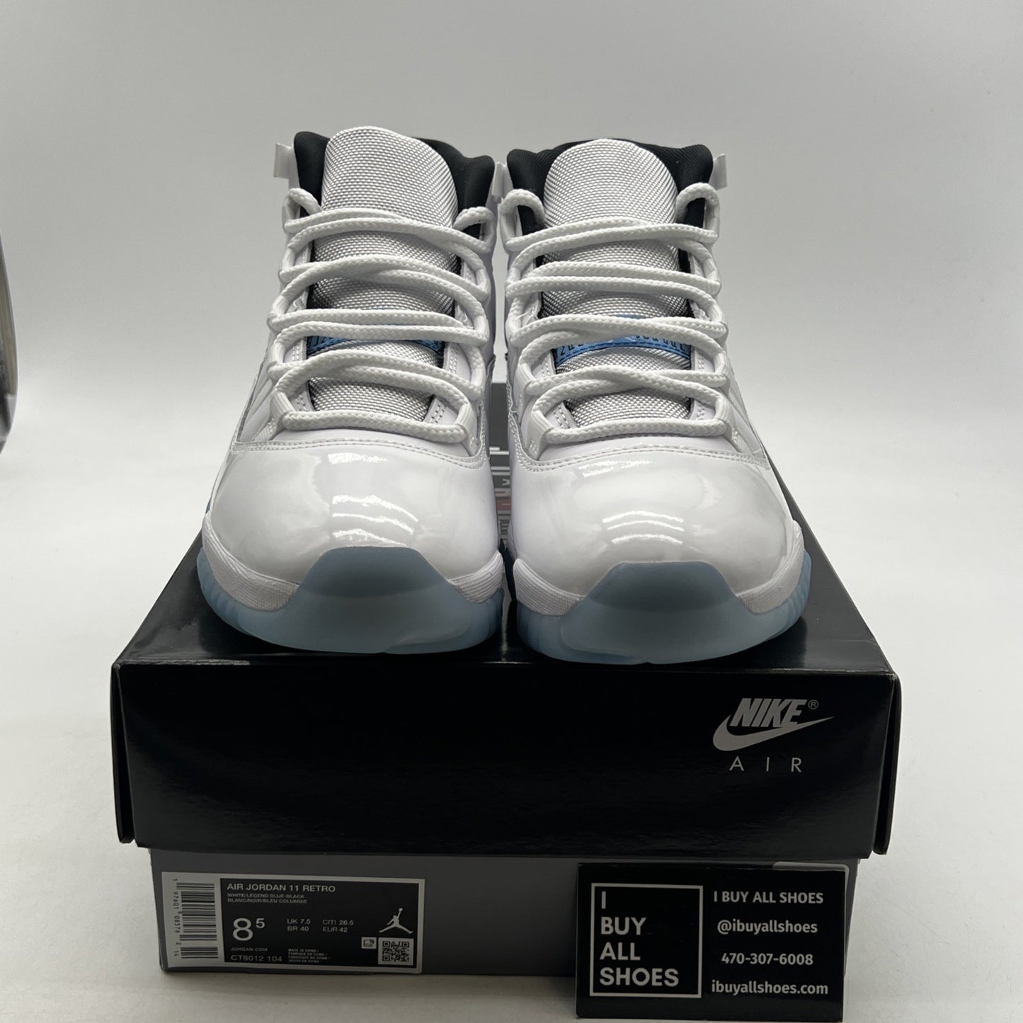 Size 8.5 - Air Jordan 11 Retro 2024 Legend Blue / Columbia (CT8012-104)