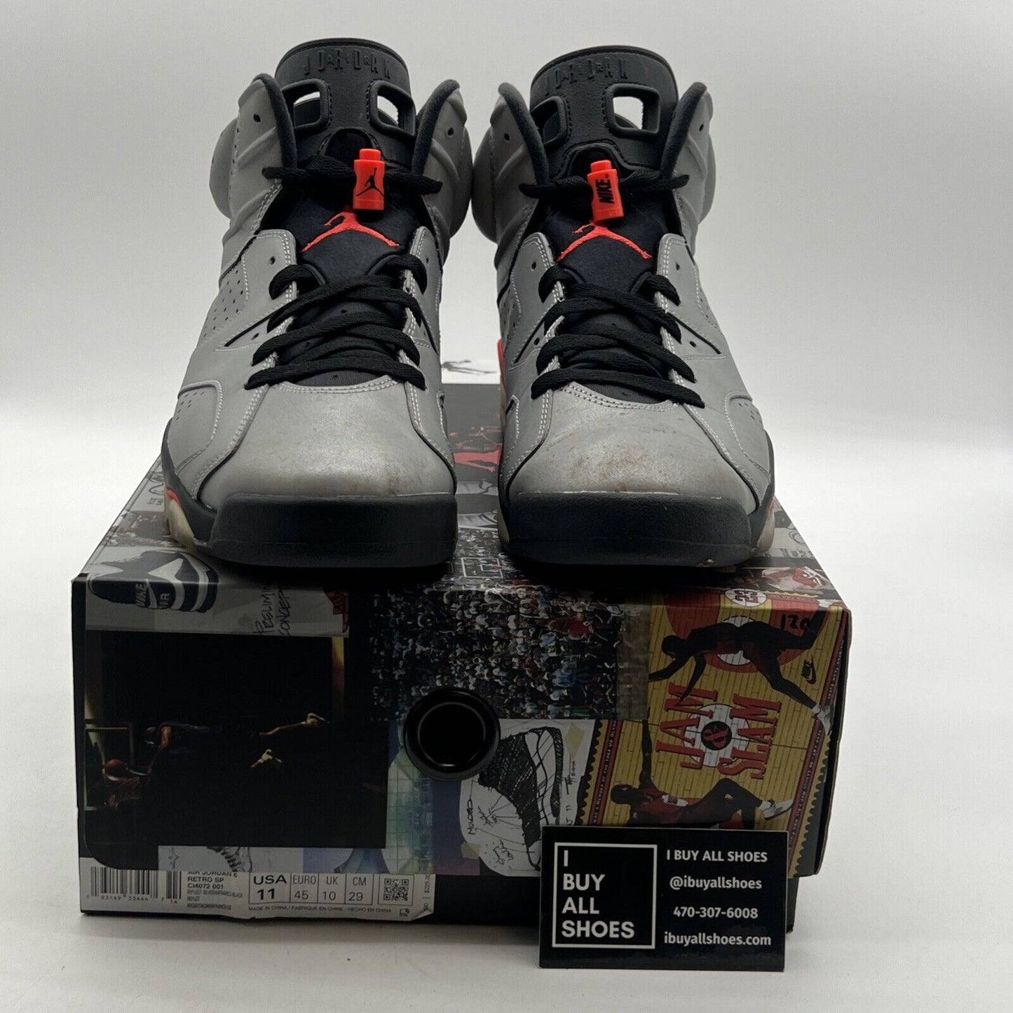 Size 11 - Air Jordan 6 Retro SP Reflections Of A Champion (CI4072-001)