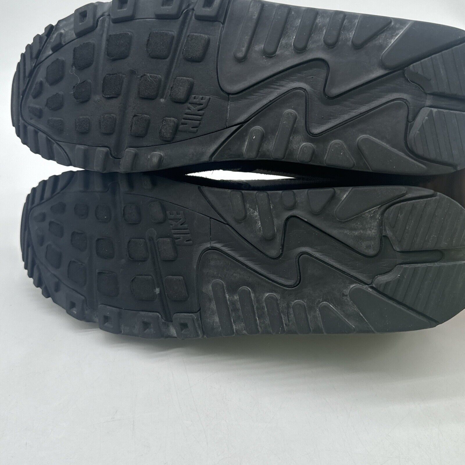 Size 11.5 - Nike Air Max 90 x OFF-WHITE Black 2019 Rare Size Cream Suede Nylon