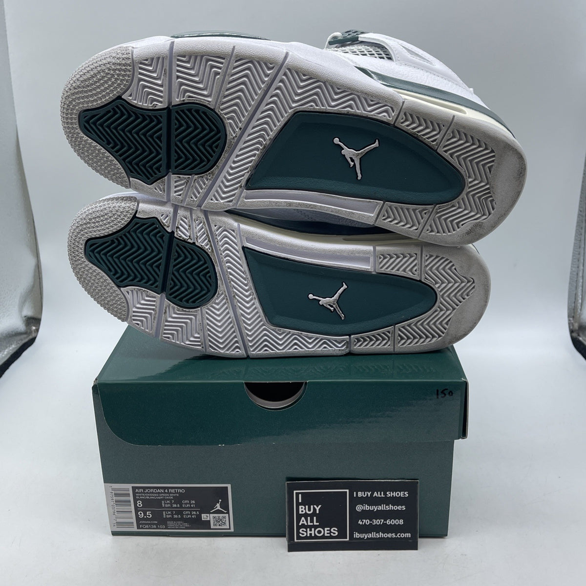 Size 8 - Air Jordan 4 Retro Oxidized Green (FQ8138-103)